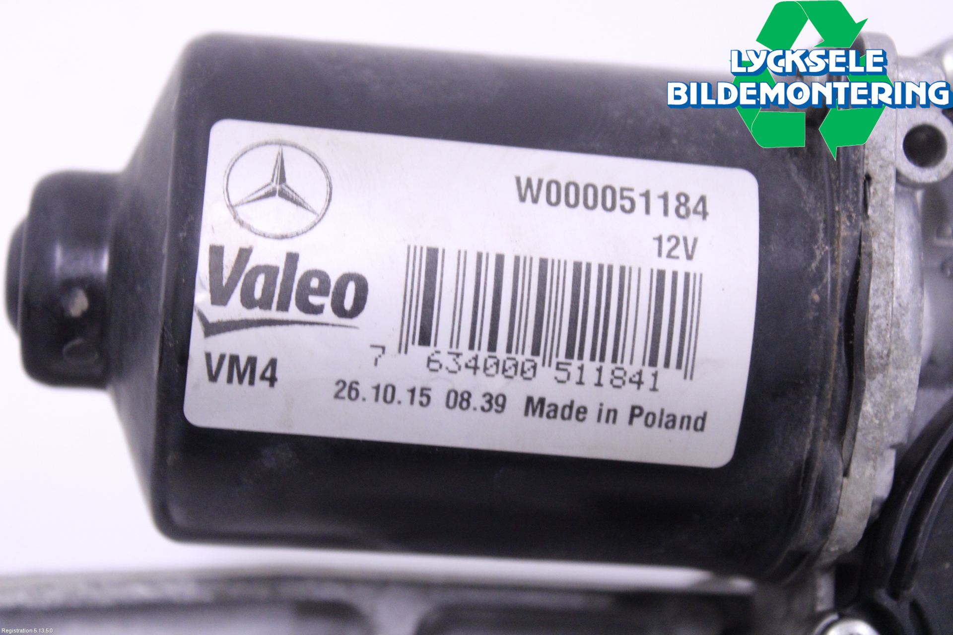 Mercedes-Benz MB VITO/V-KLASS (W640,W447,W448) 14- Torkarmotor Vindruta