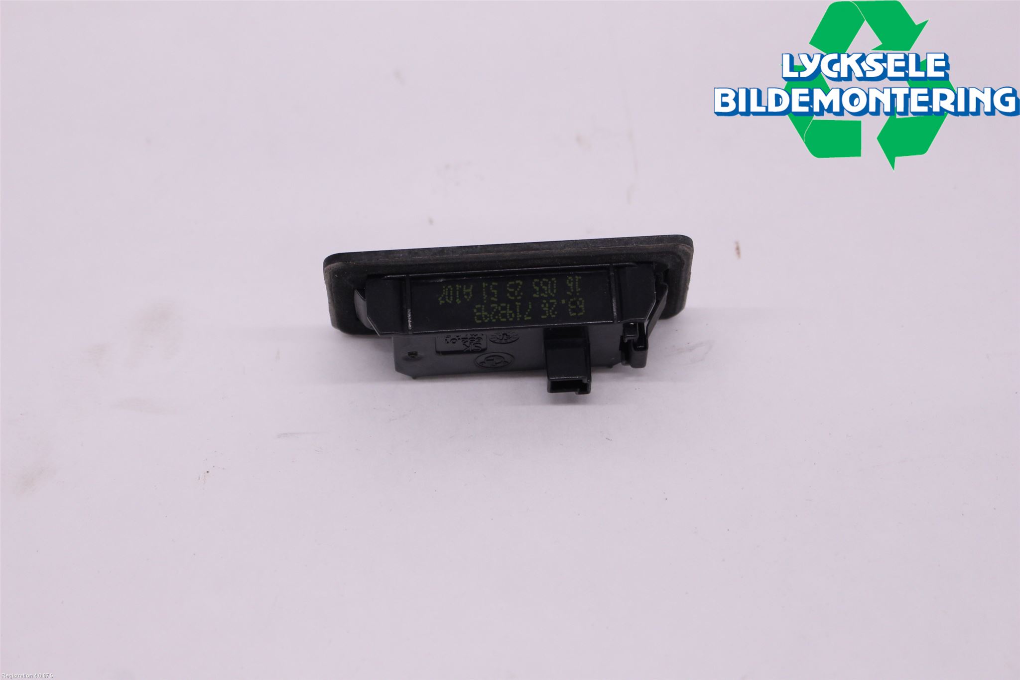 BMW 5 F10/F11/F18 09-17 Skylt Belysning