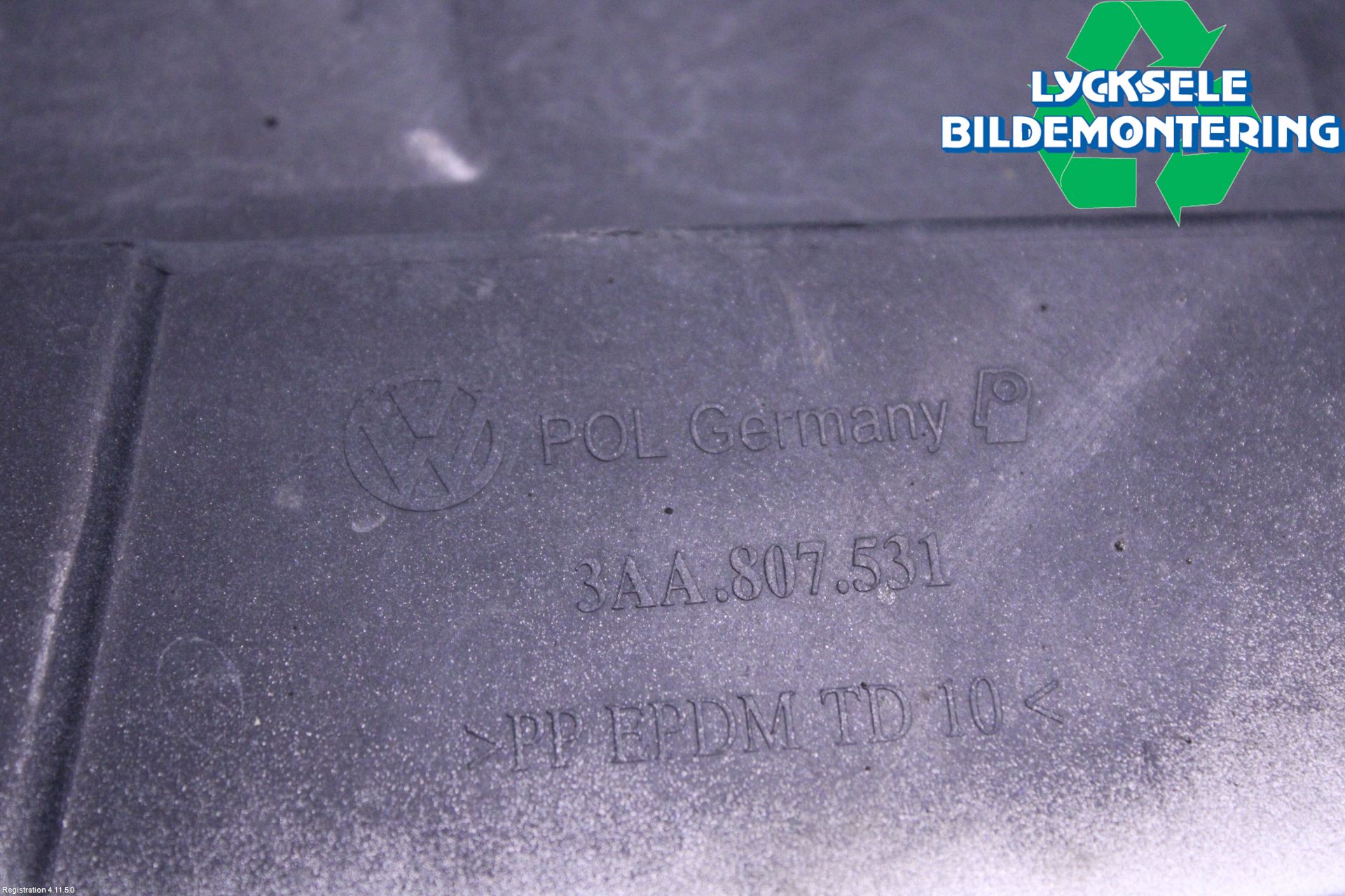 Volkswagen VW PASSAT 11-14 Spoiler Fram