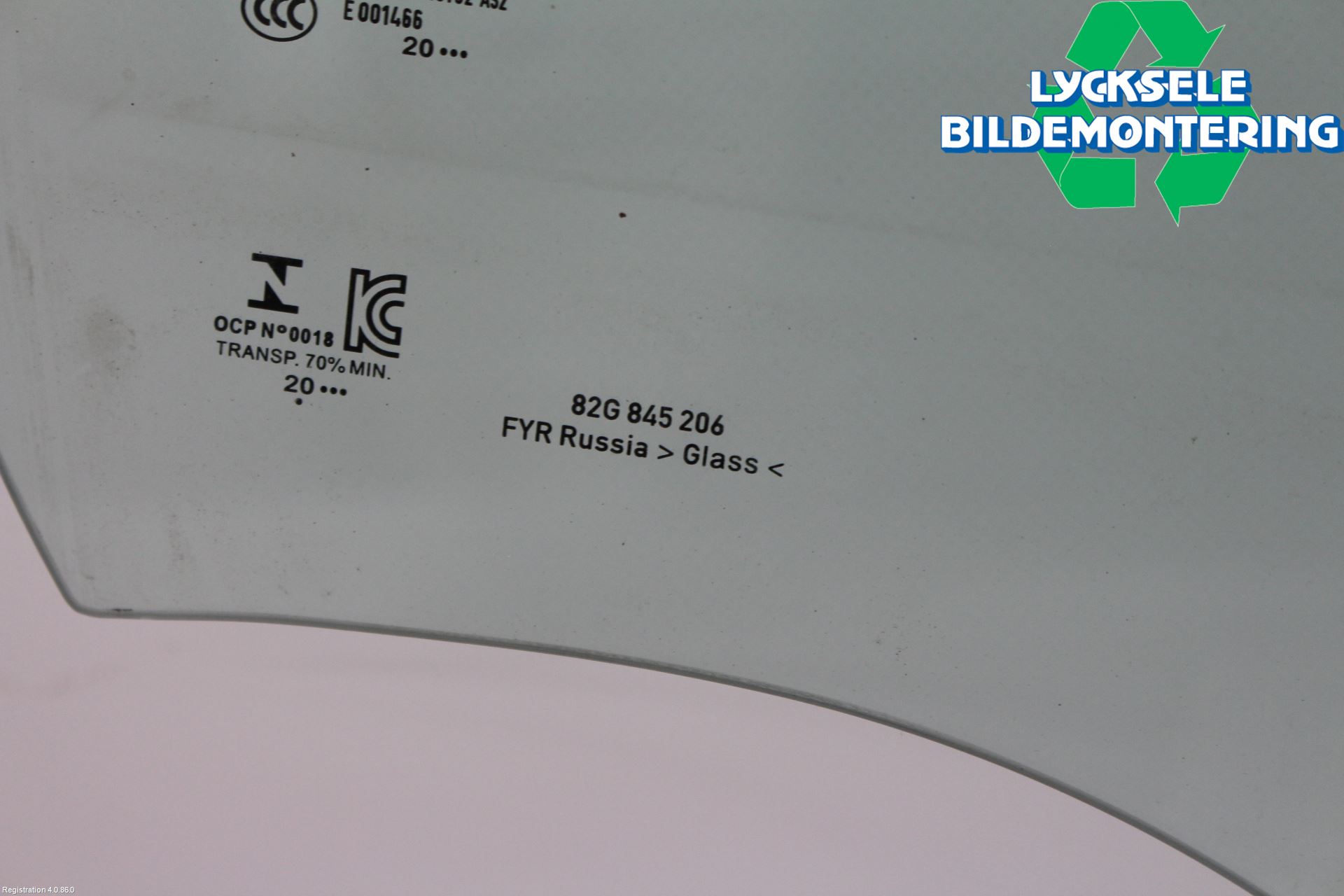 Audi A1 19- Dörruta Bak Höger