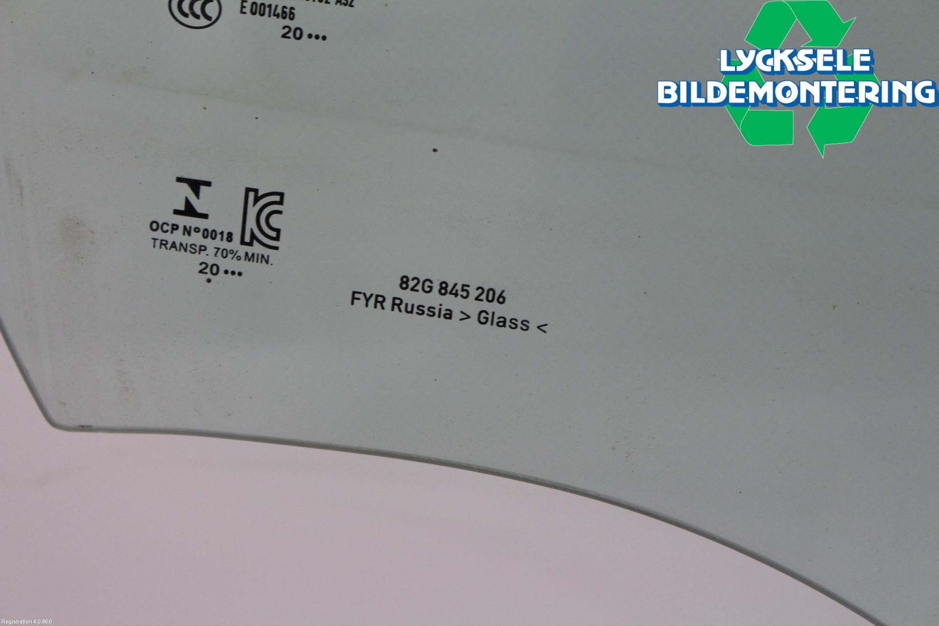 Audi A1 19- Dörruta Bak Höger