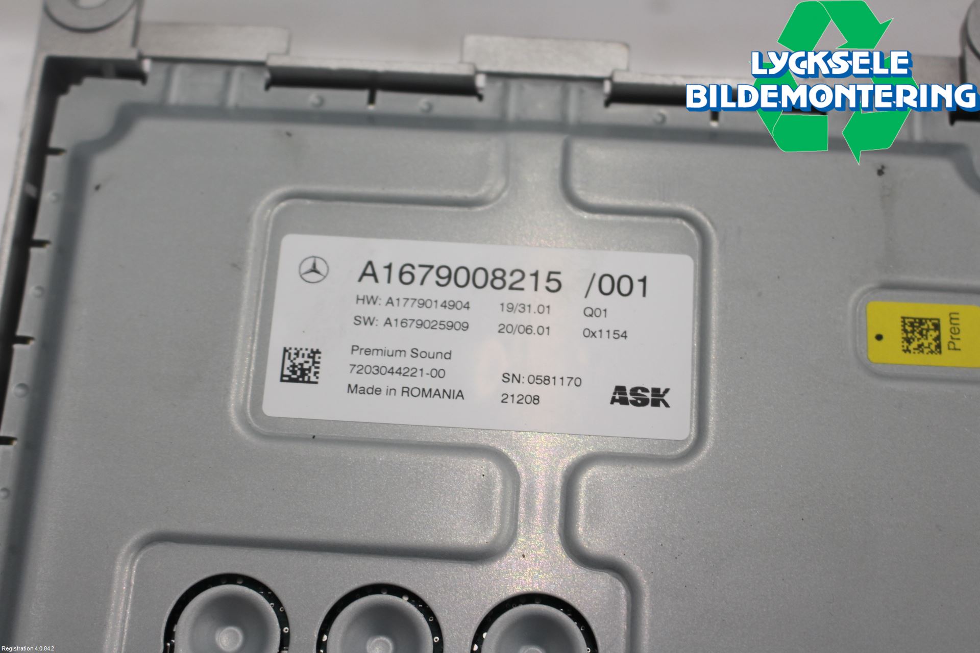 Mercedes-Benz MB GLE-KLASS (W167/V167/C167) 19- Radio-Stereo Förstärkare