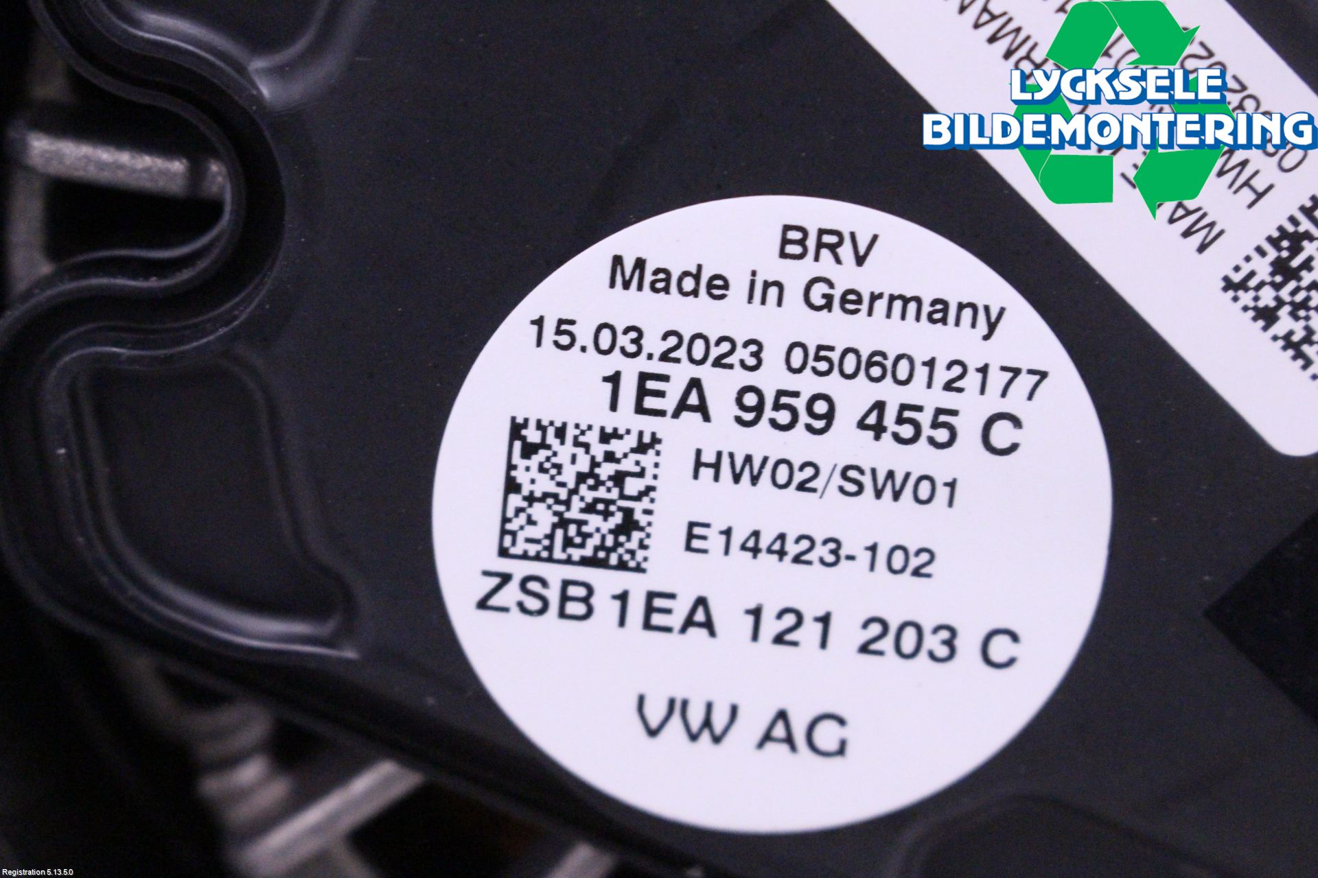 Volkswagen VW ID.4 21- Kylfläkt El