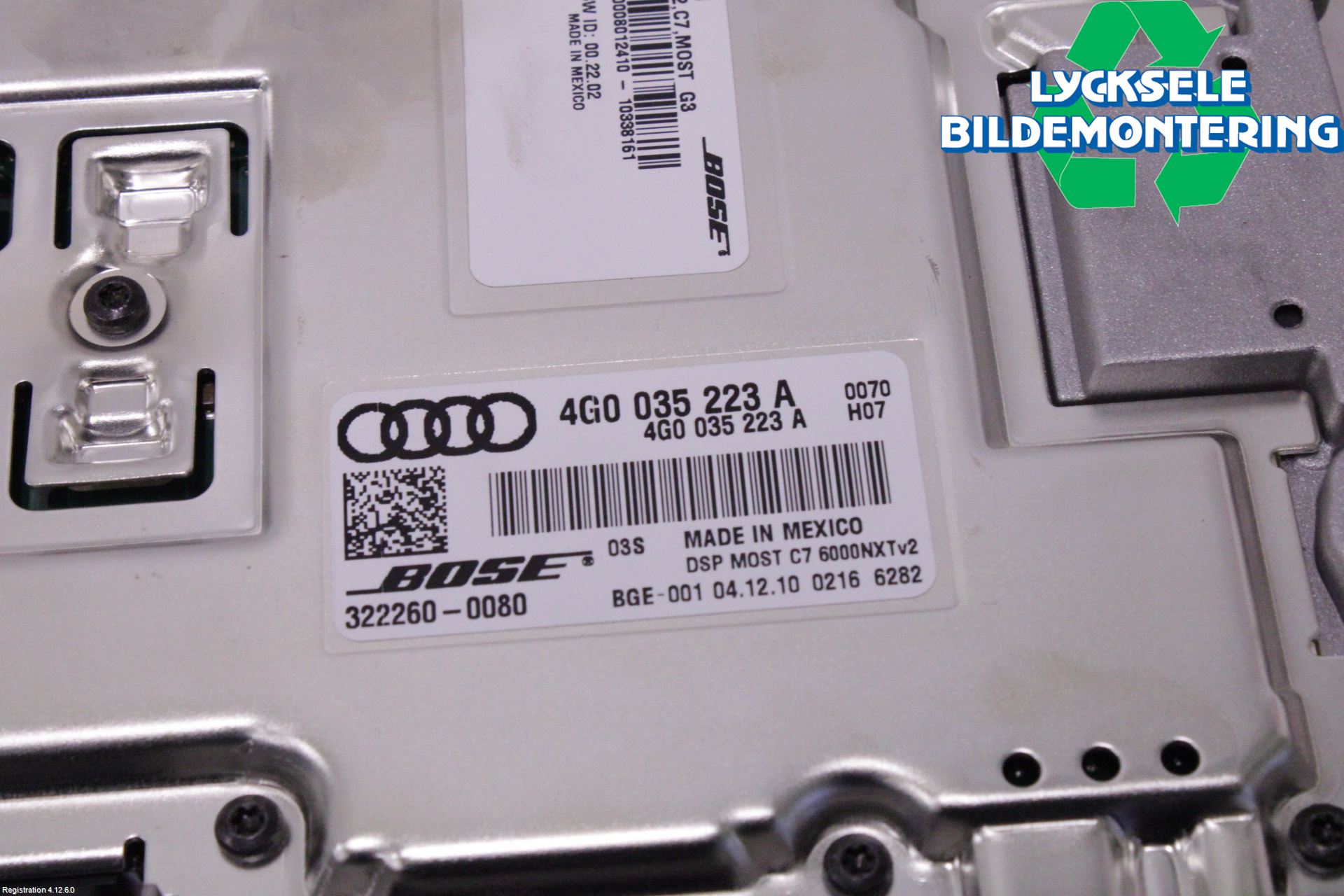 Audi A7/S7 4G 11-17 Radio-Stereo Förstärkare