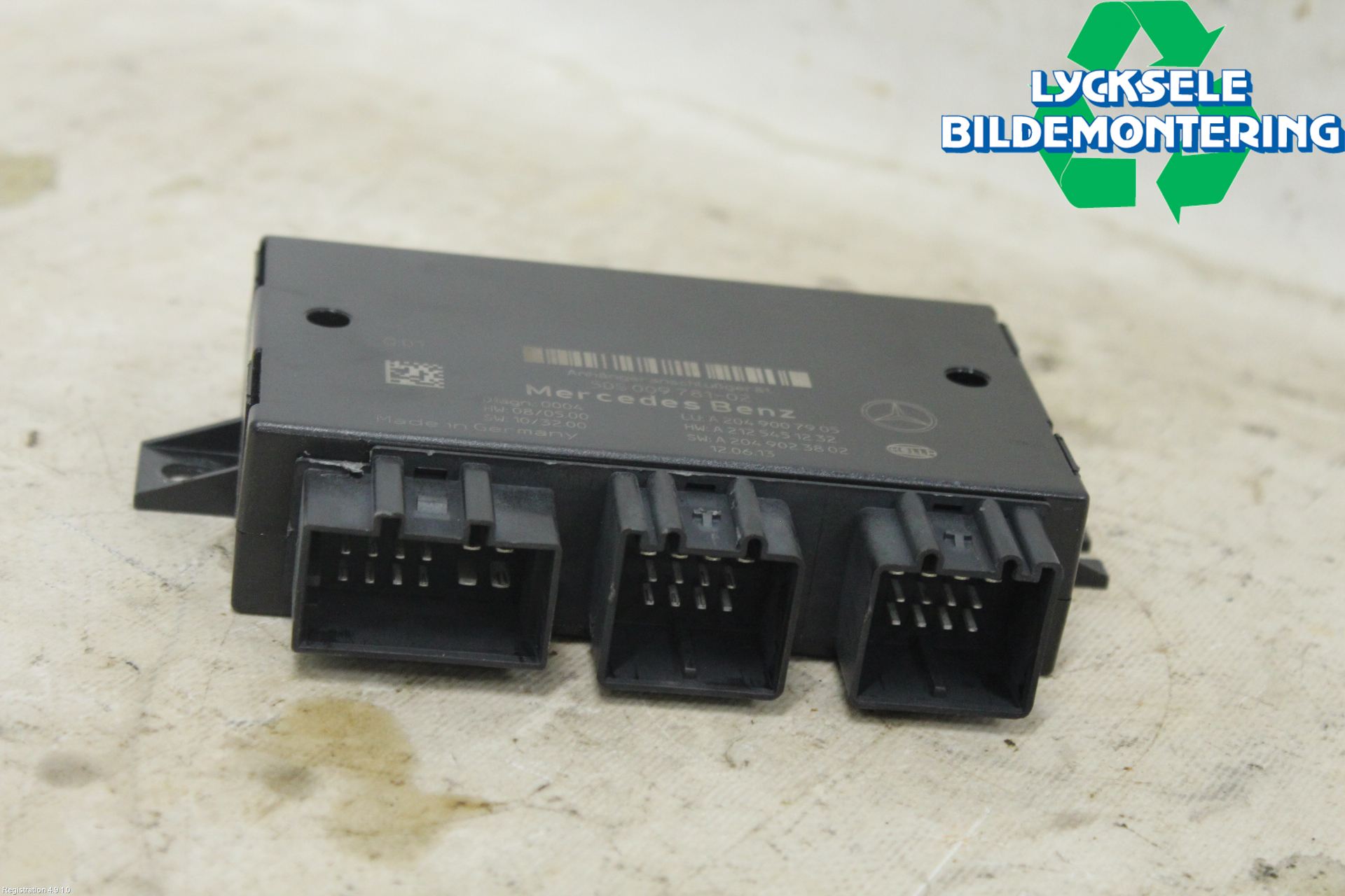 Mercedes-Benz MB C-KLASS (W204) 07-15 Styrenhet Dragkrok
