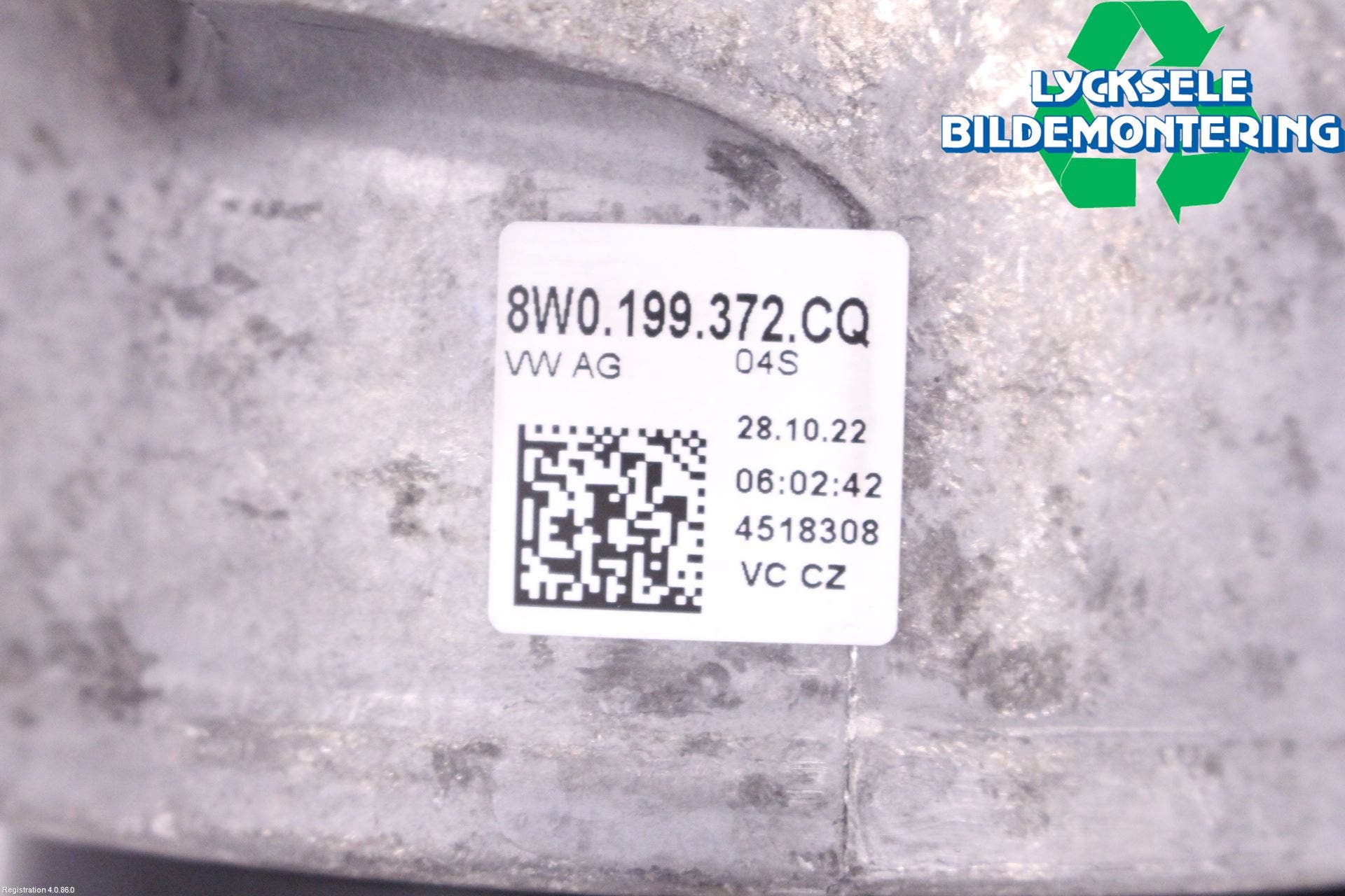 Audi A4/S4 B9 20- Motorkudde