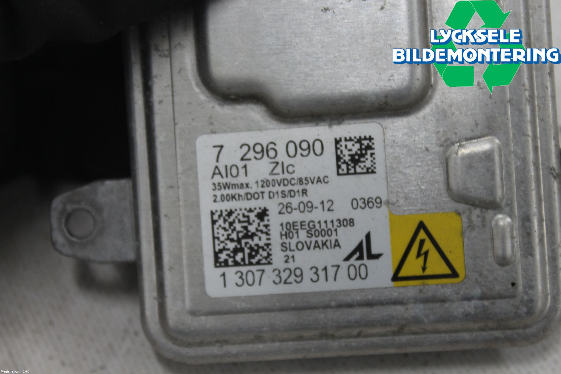 BMW 3 F30/F31/F80 12-19 Styrenhet Strålkastare