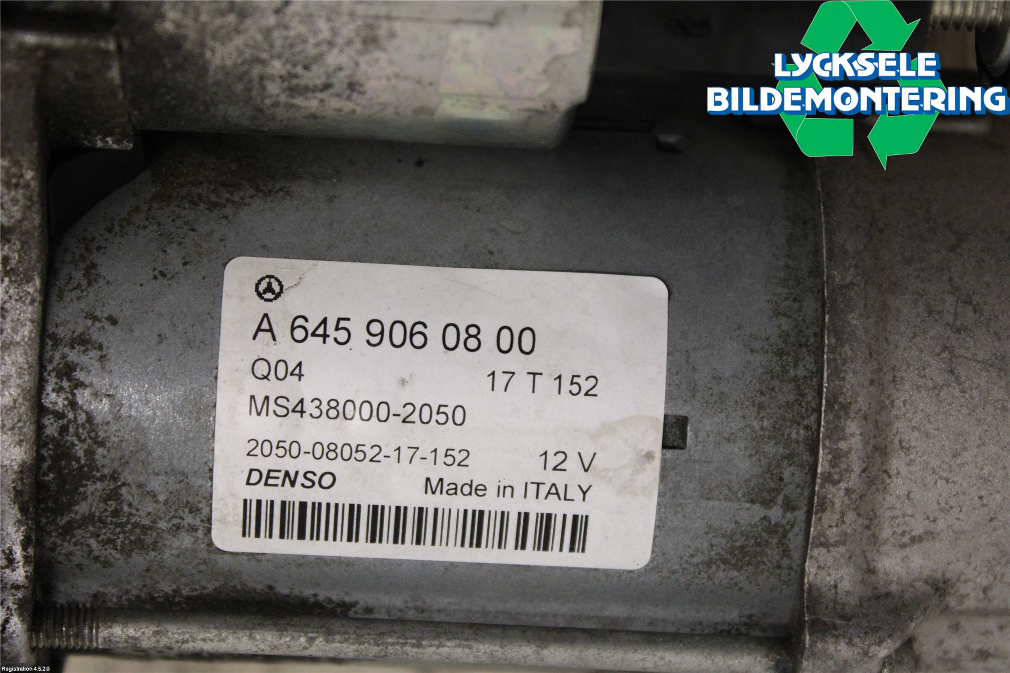 Mercedes-Benz MB CLA-KLASS (C117/X117) 13-19 Startmotor