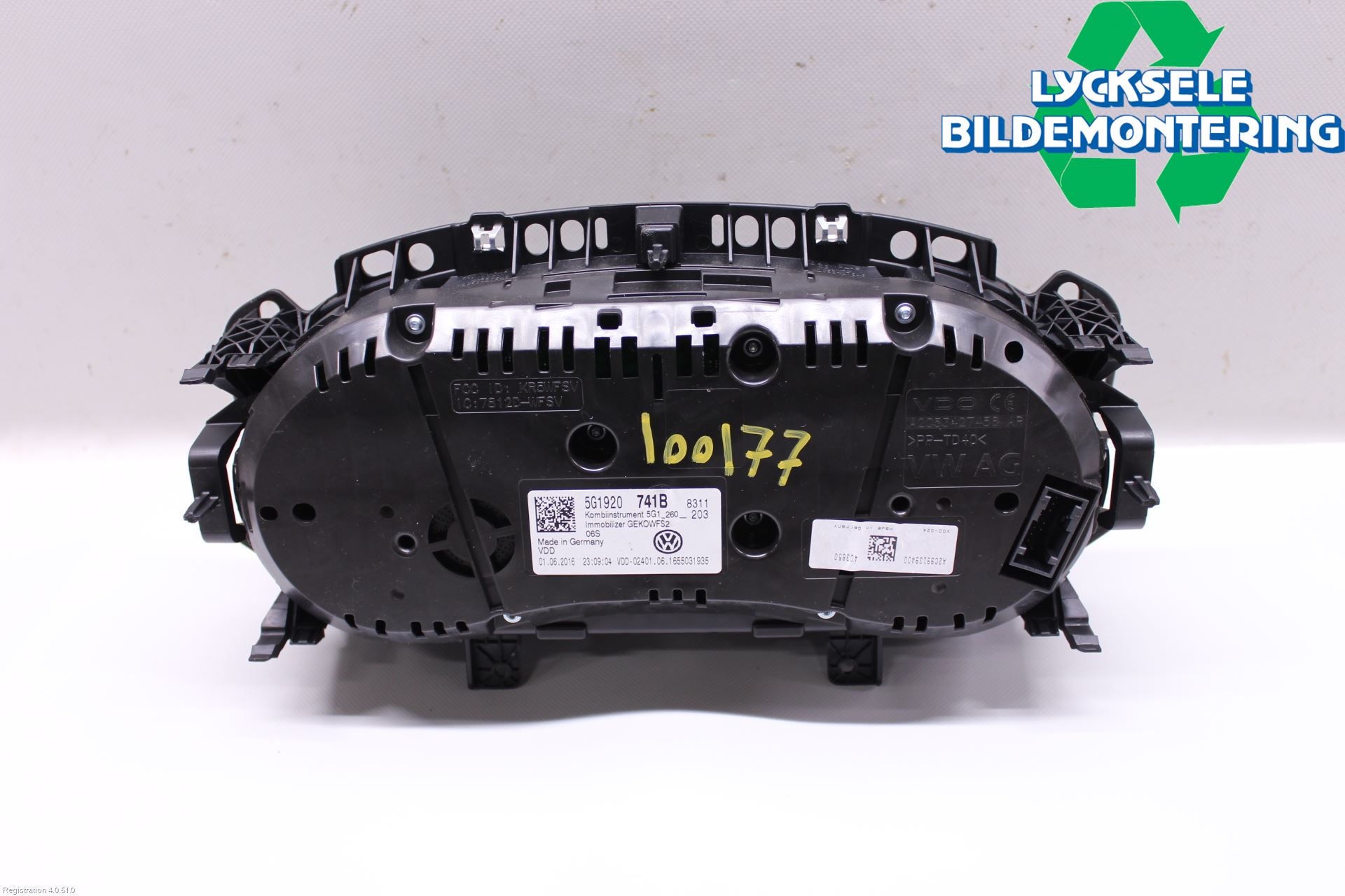 Volkswagen VW GOLF / E-GOLF VII 13-20 Instrument Komb