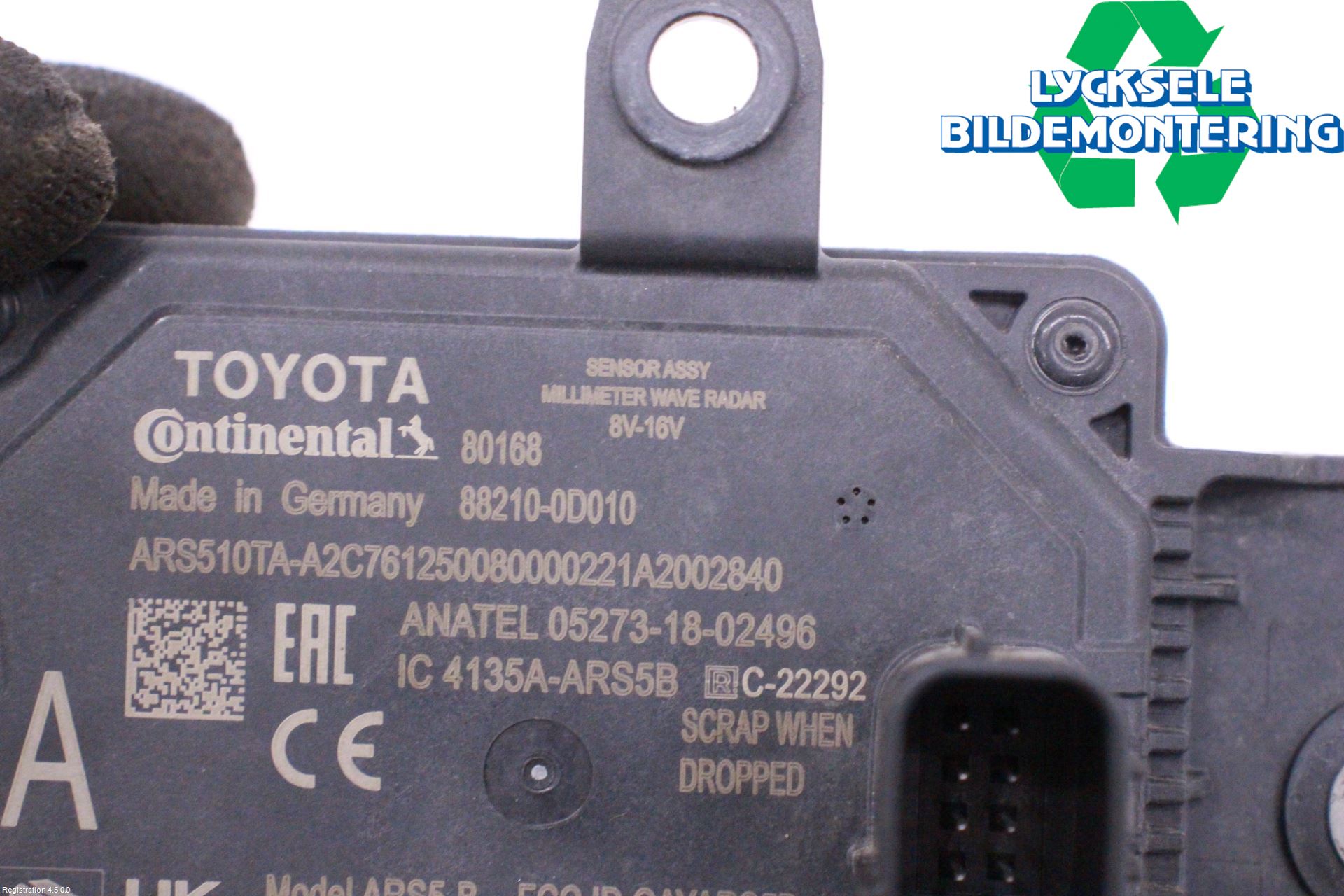 Toyota YARIS CROSS XP21 21- Sensor Aktivt Kollisionsskydd