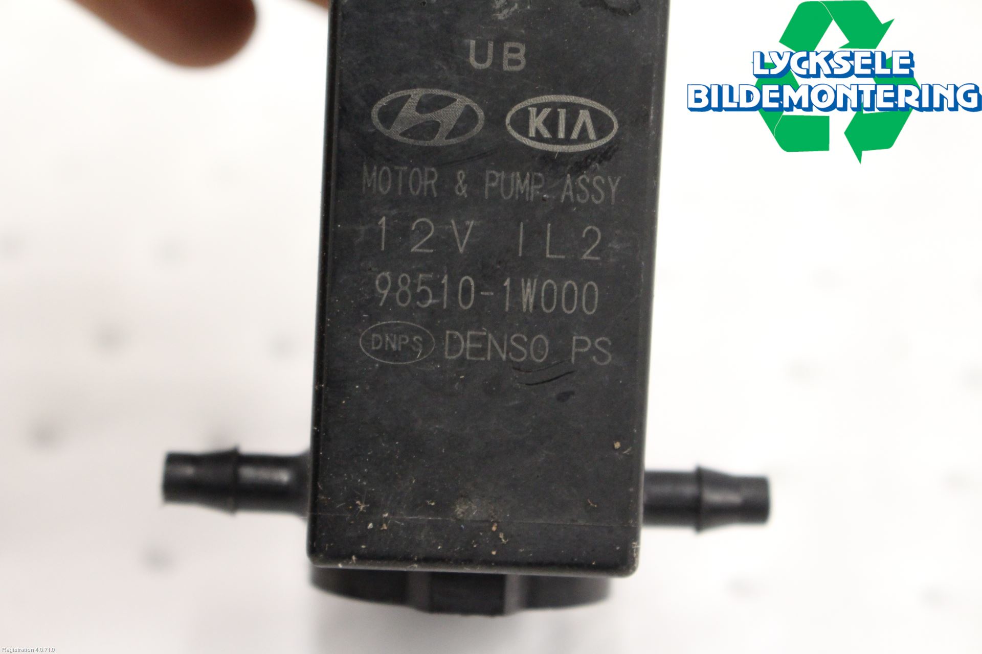 Kia SORENTO 10-14 Spolarpump Vindruta