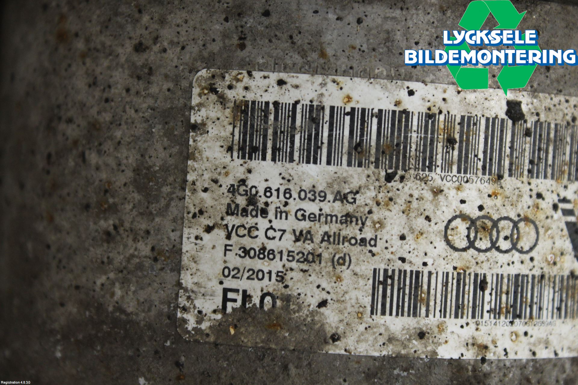 Audi A6 ALLROAD 12-18 Fjäderben Fram Vänster