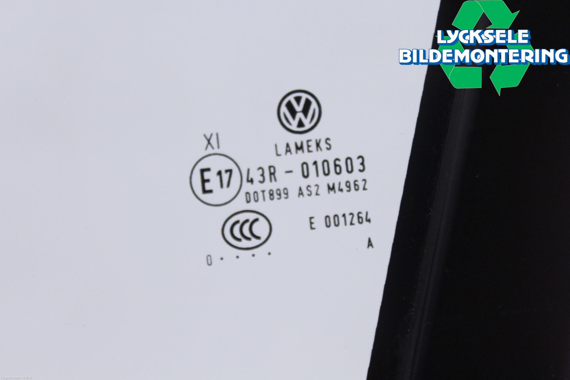 Volkswagen VW TOUAREG CR 18- Dörruta Fram Lilla Vä
