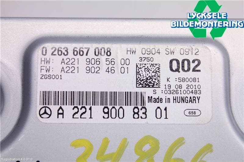 Mercedes-Benz MB S-KLASS (W221) 05-13 Cd Radio - Multimediapanel