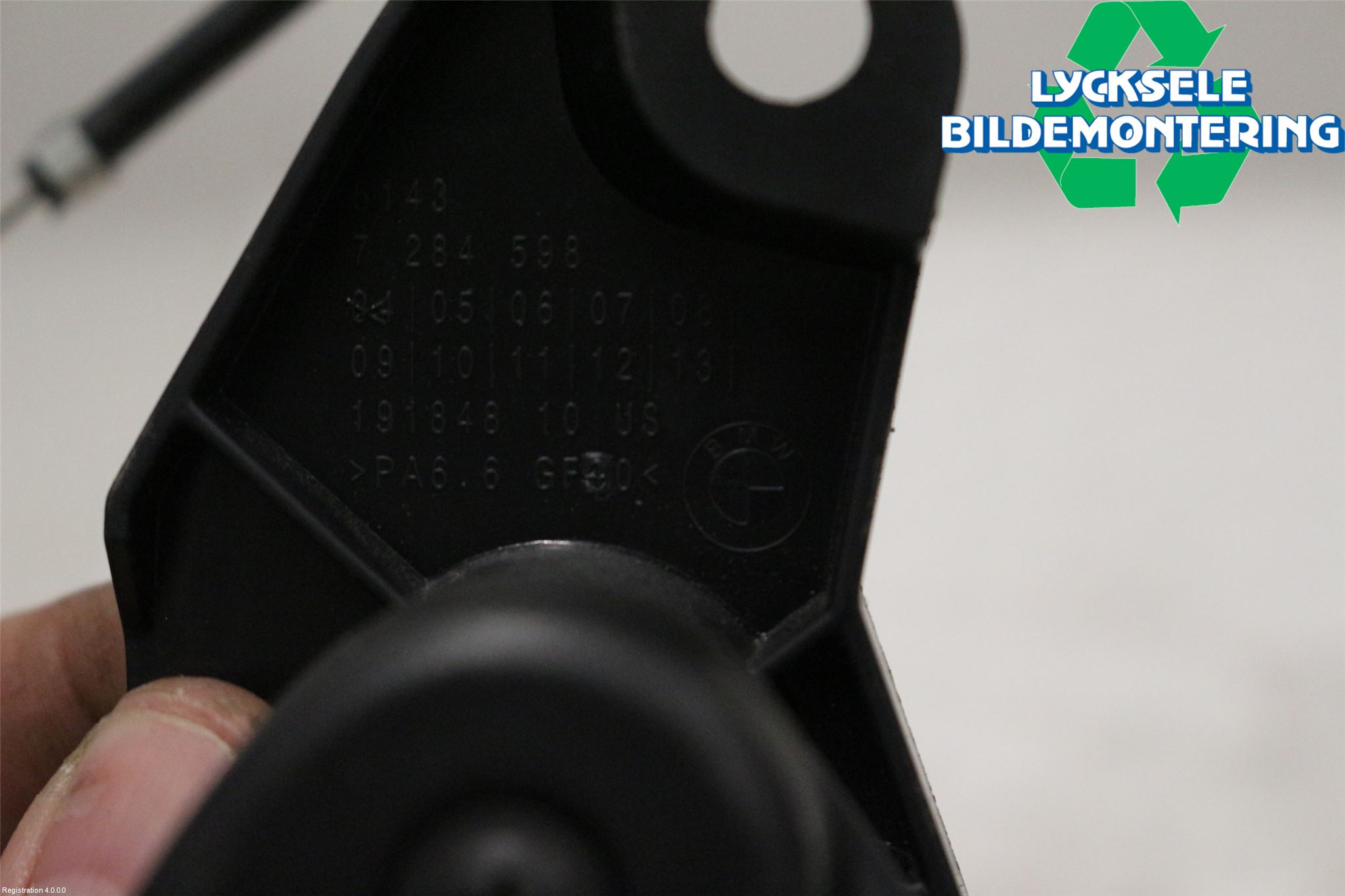 BMW X5 F15 13-18 Huvlås Wire-Spak