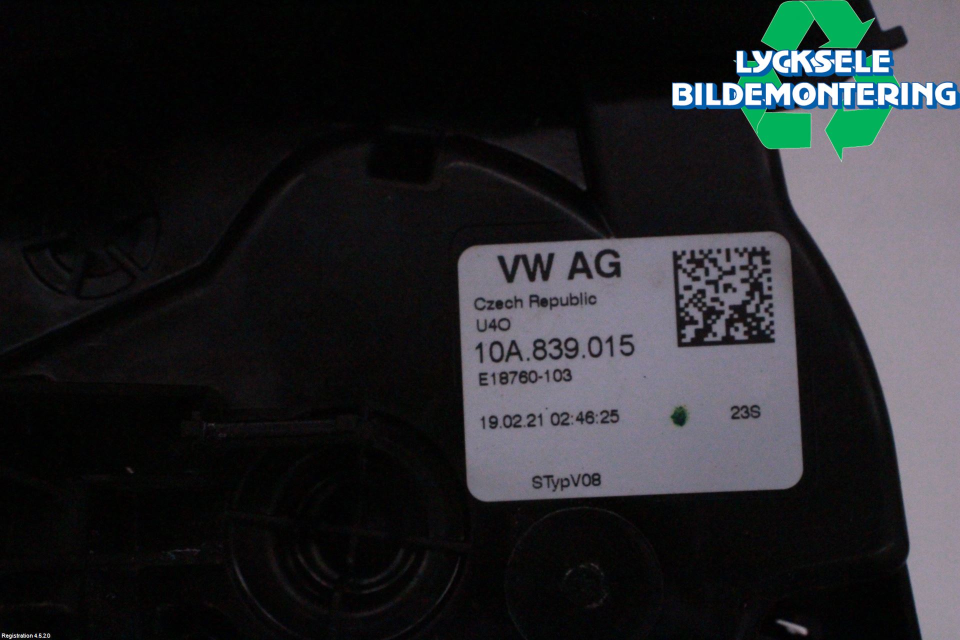 Volkswagen VW T-CROSS 19- Låskista-Dörrlås