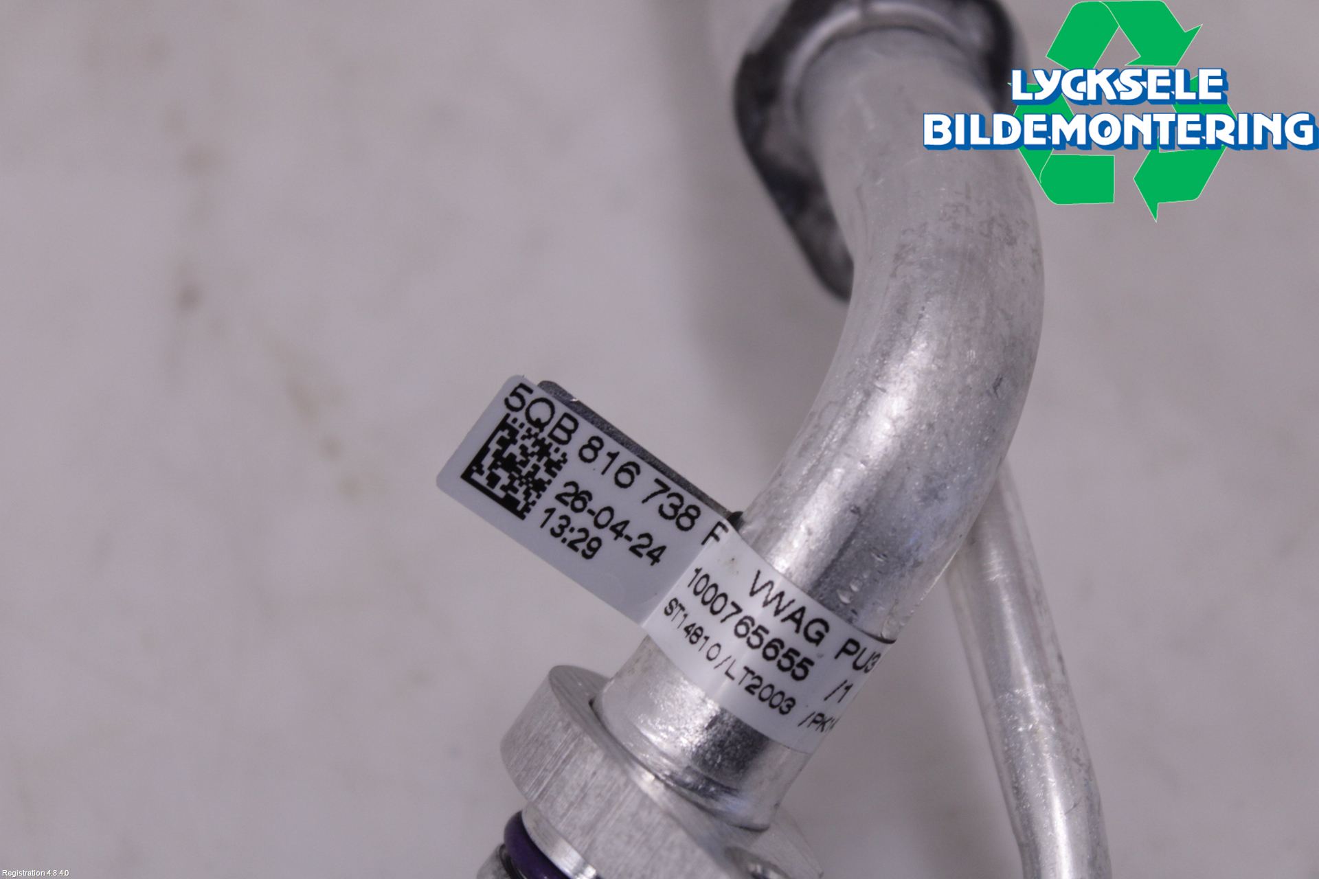 Volkswagen VW TIGUAN 24- Ac Slang-Rör