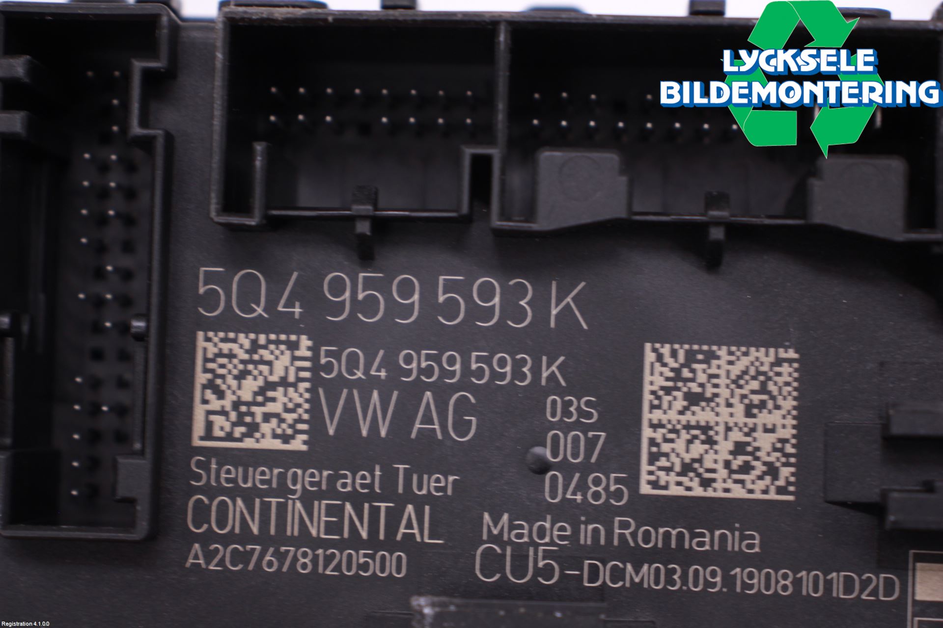 Skoda SUPERB 16-24 Styrenhet Dörr