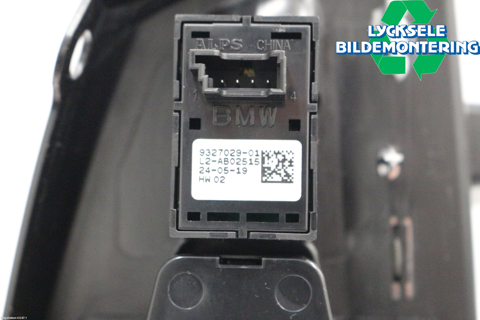 BMW X3 G01 18- Strömställare Elhiss