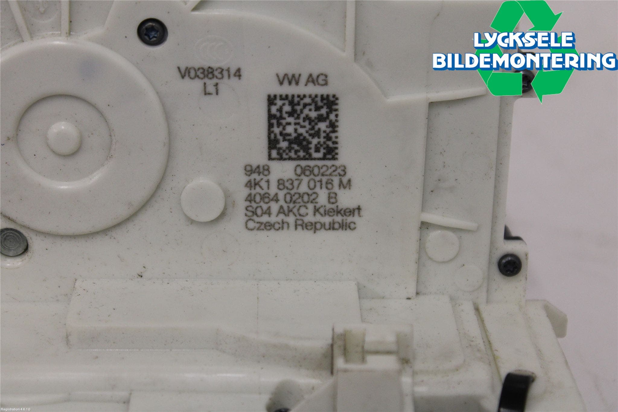 Volkswagen VW ID.4 21- Låskista-Dörrlås