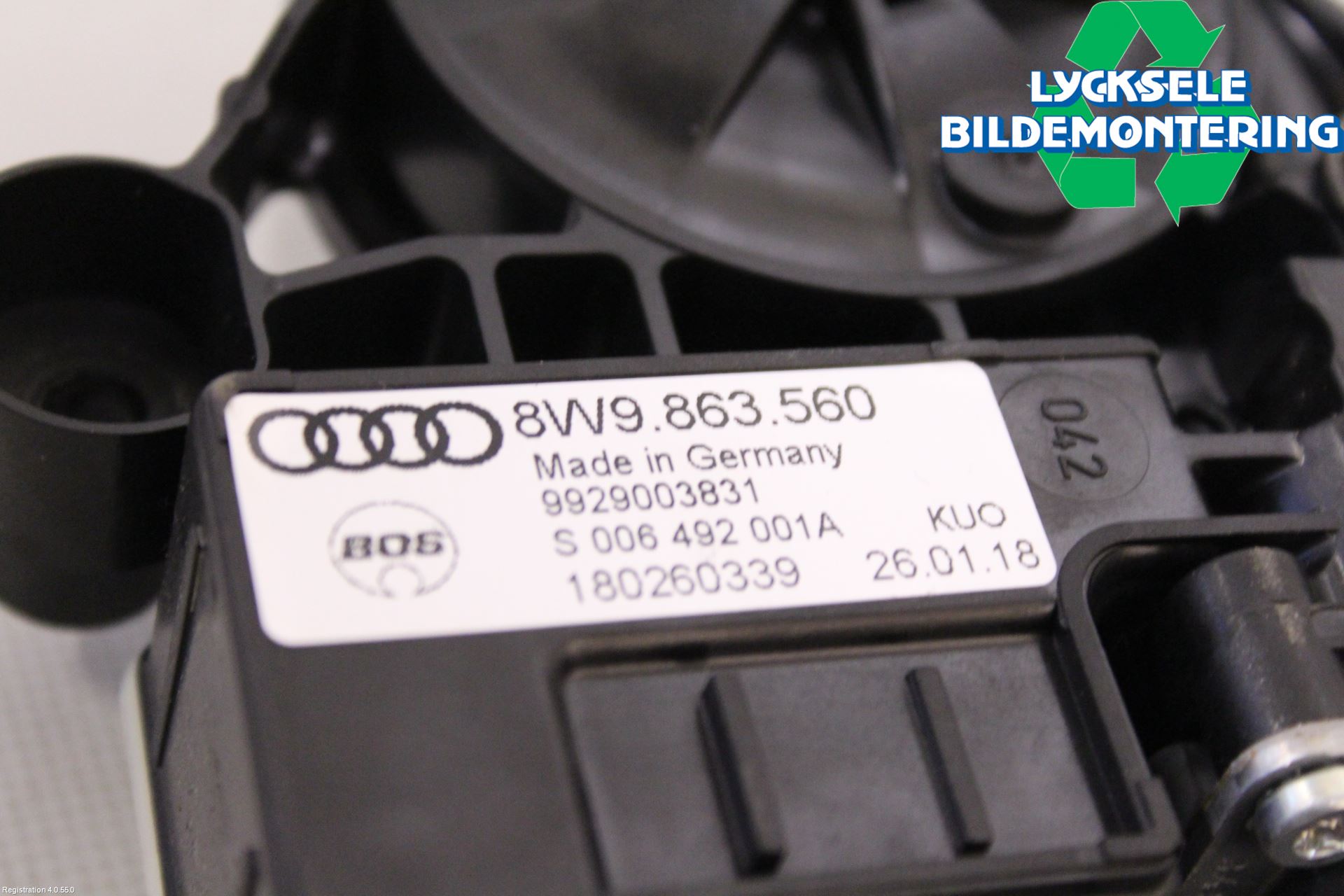 Audi A4/S4 B9 16-19 Insynskydd
