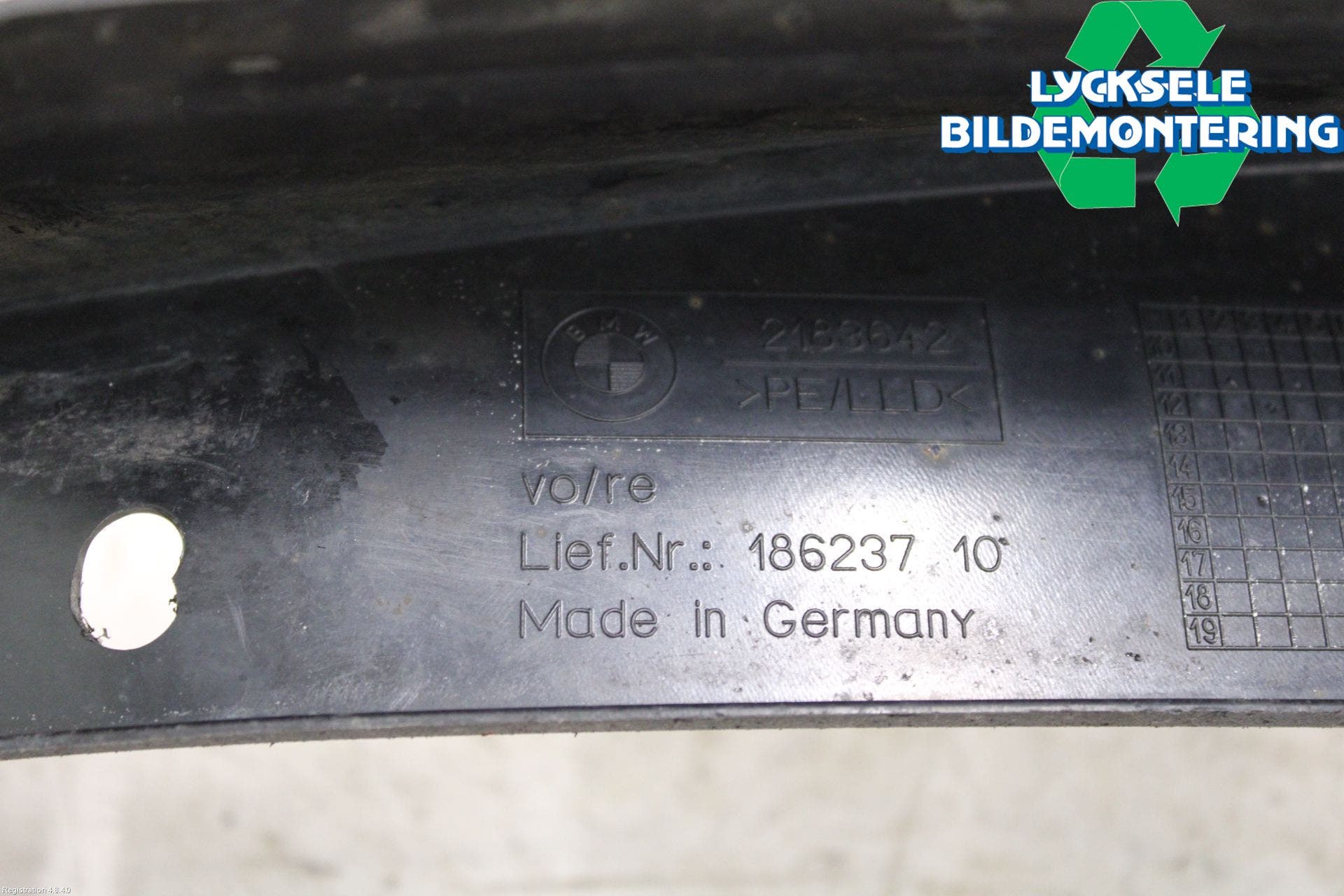 BMW X3 F25 10-17 Stänkskydd