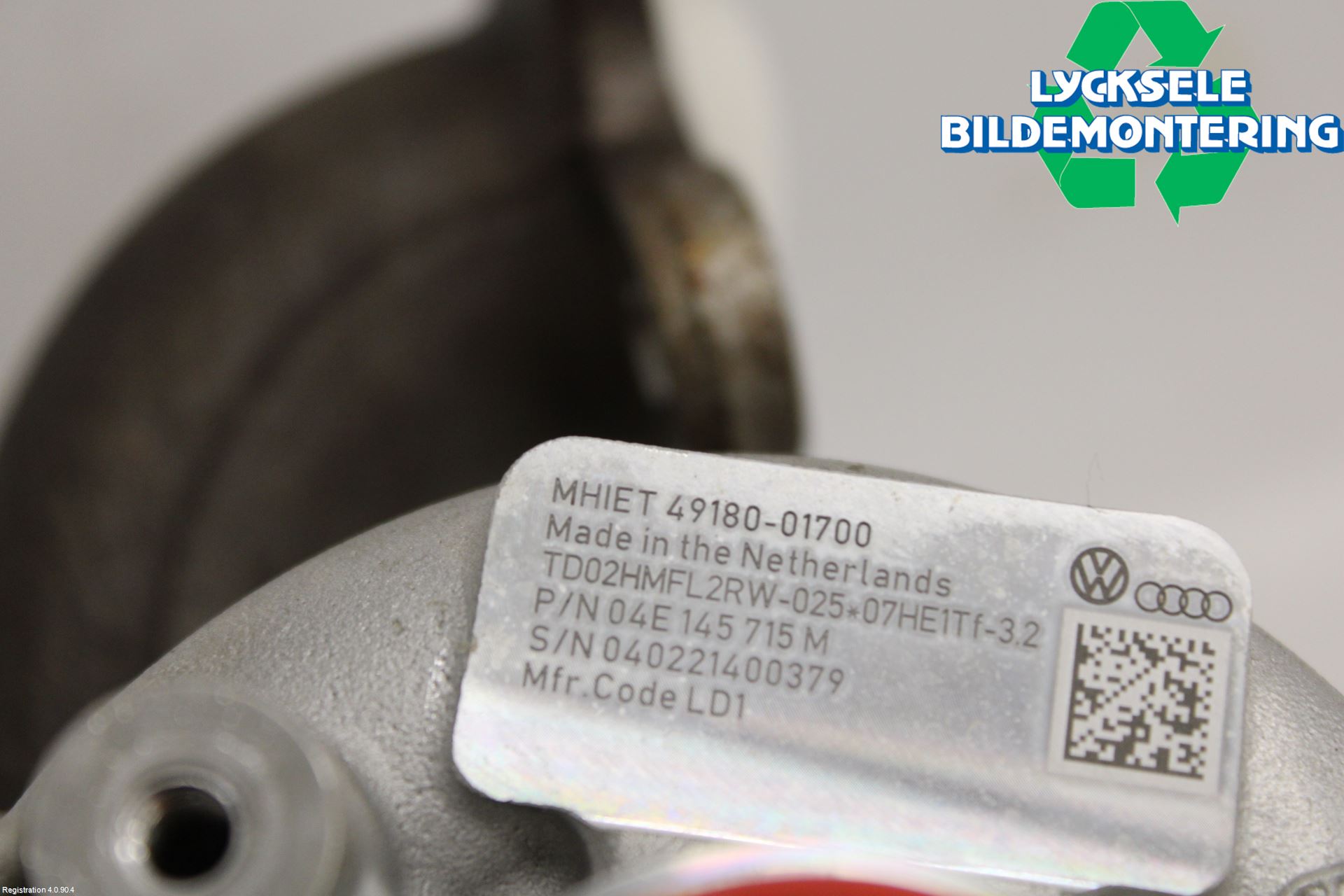 Skoda SUPERB 16-24 Turboaggregat