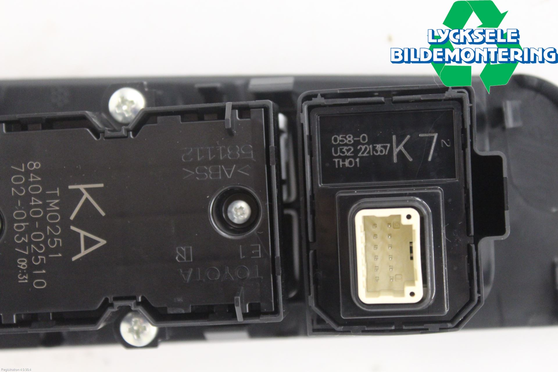 Toyota COROLLA 19- Strömställare Elhiss