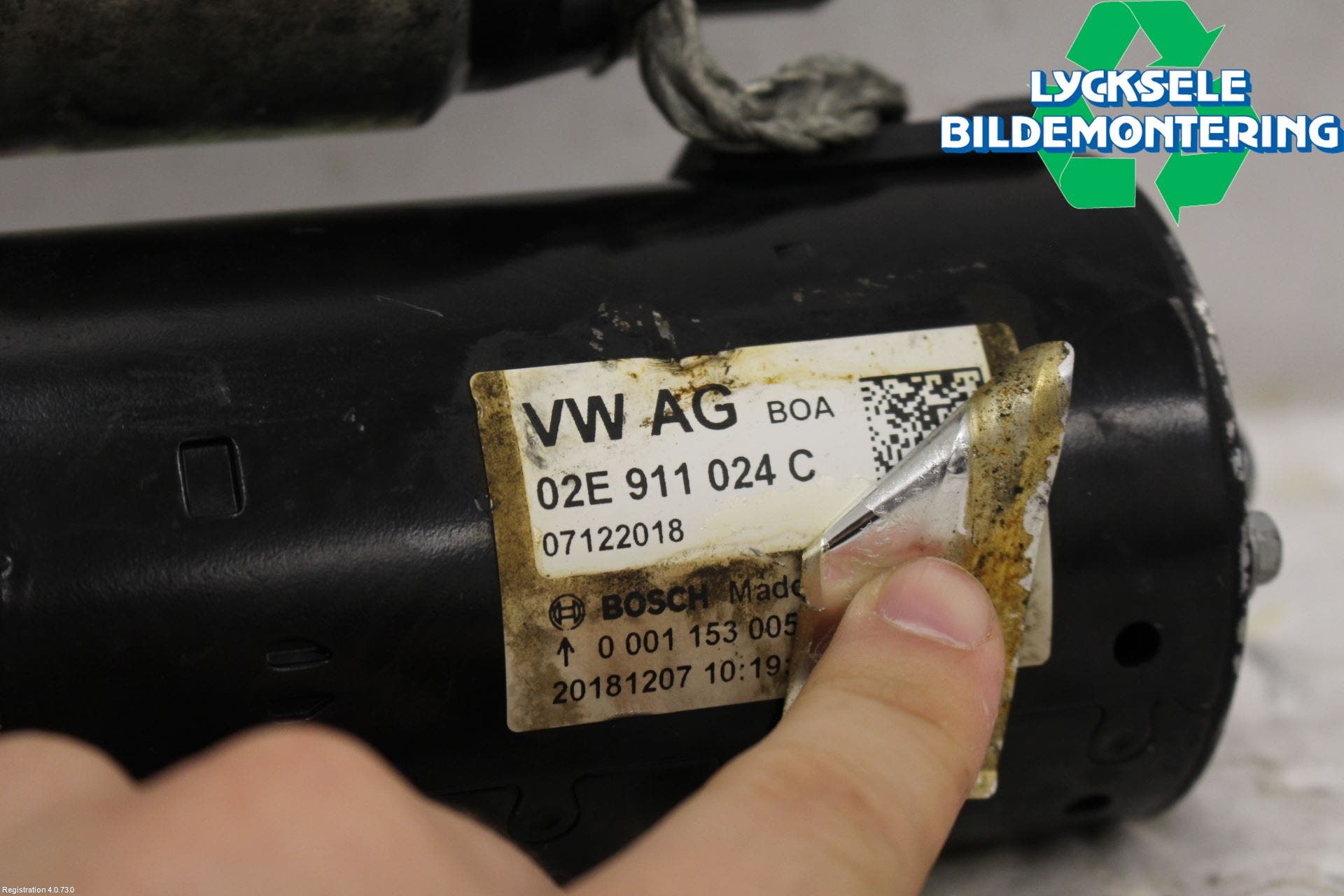 Volkswagen VW TRANSP/CARAVELLE (T6) 16-22 Startmotor Diesel