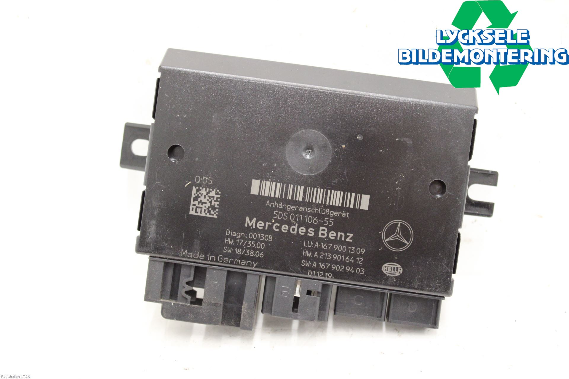 Mercedes-Benz MB C-KLASS (W205) 14-21 Styrenhet Dragkrok
