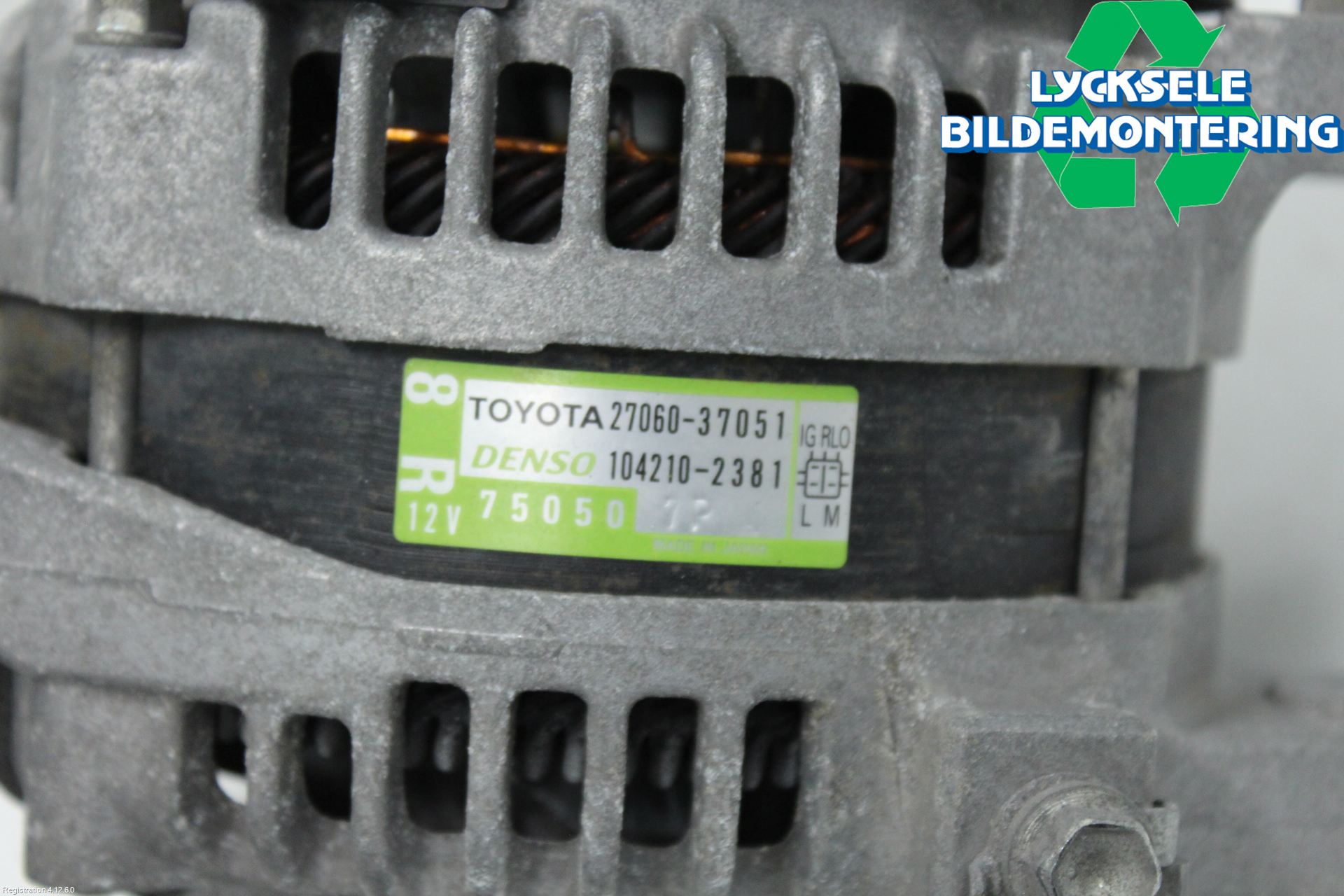 Toyota RAV 4 06-12 Generator