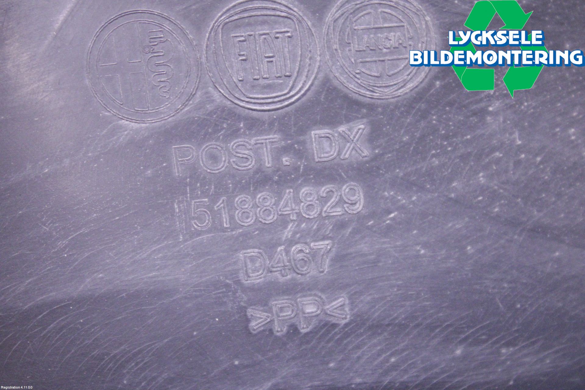 Fiat 500L 13-19 Skärm Inner