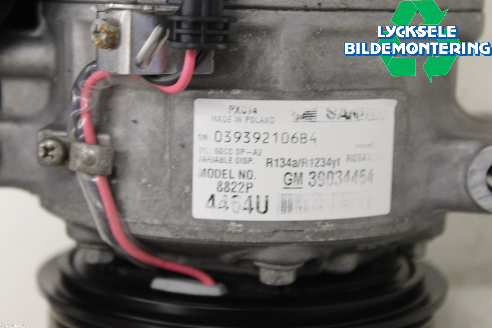 Opel ASTRA K 16-22 Ac Kompressor