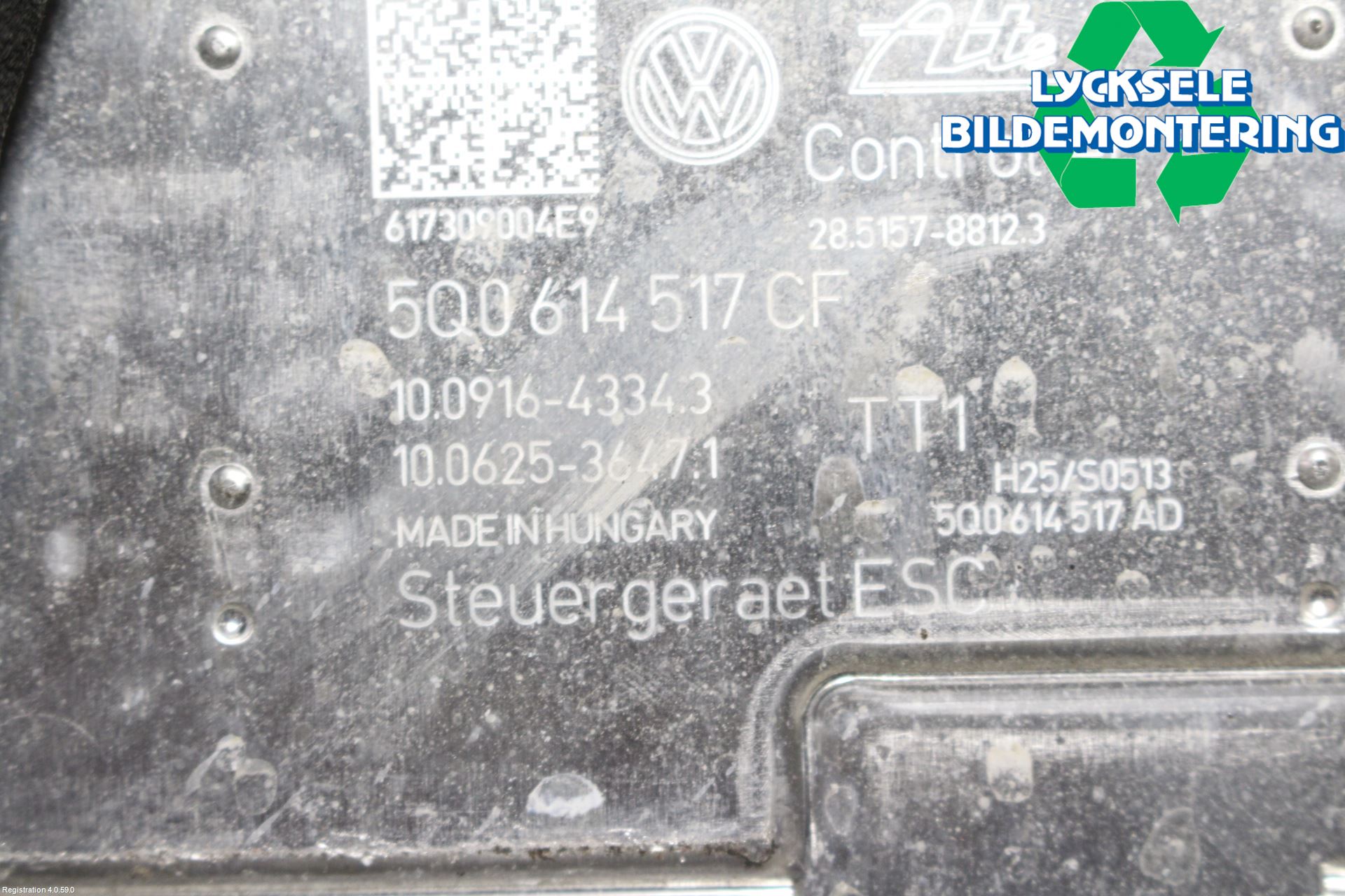 Volkswagen VW GOLF / E-GOLF VII 13-20 Abs Hydraulaggregat