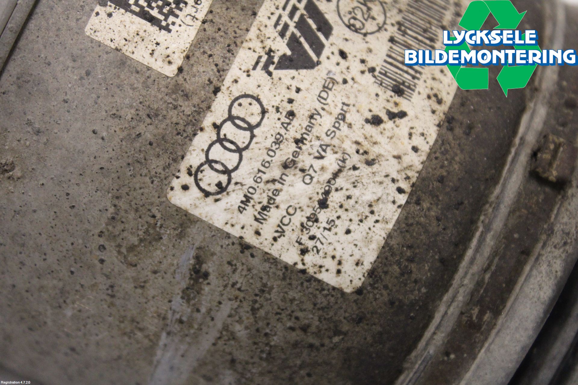 Audi Q7/SQ7 Fjäderben Fram Vänster