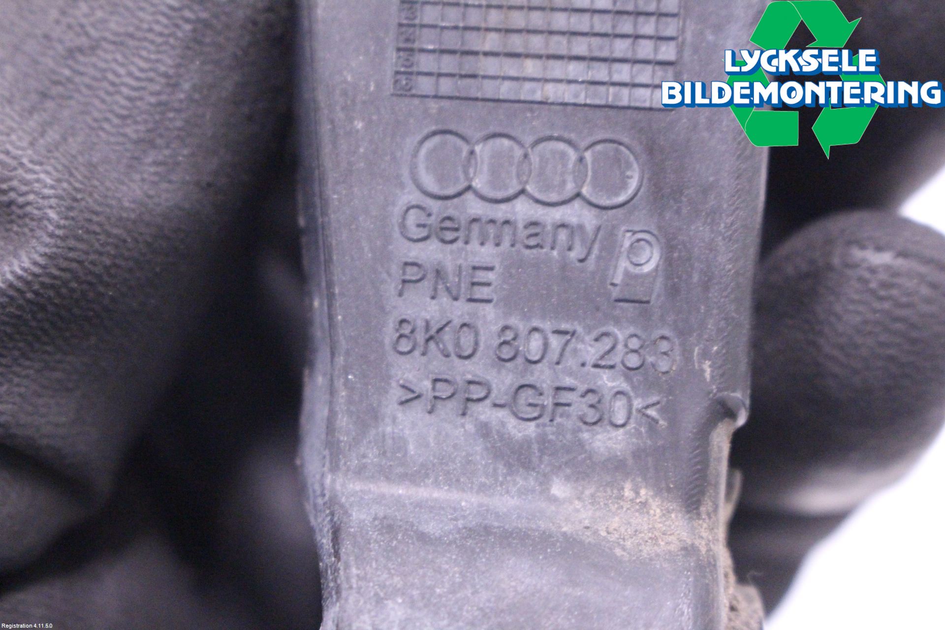 Audi A4/S4 08-11 Stötfångarfäste Fram Vä