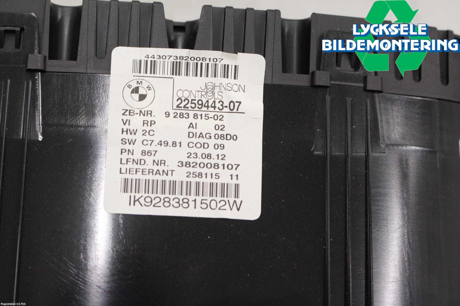 BMW X1 E84 10-15 Instrument Komb