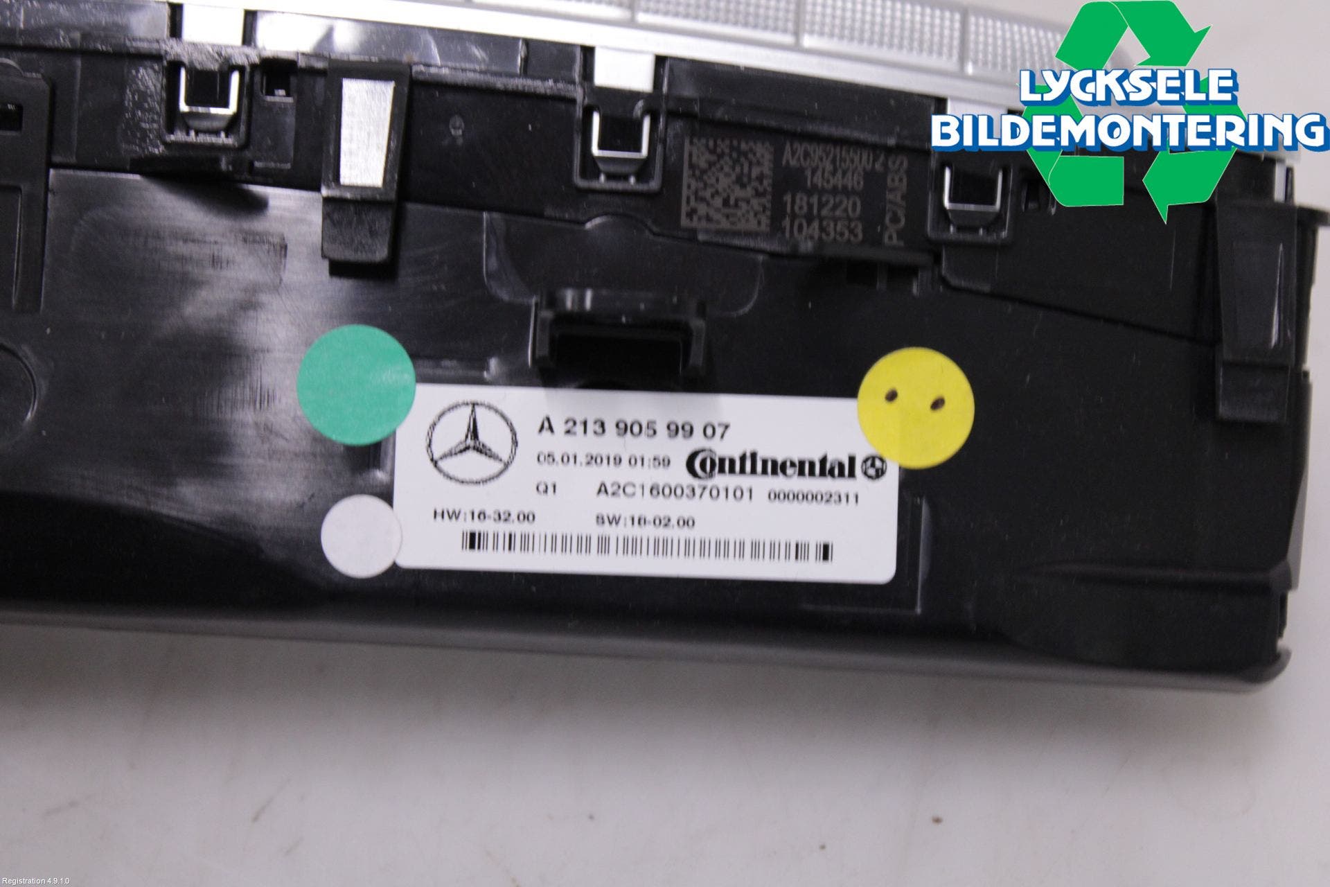 Mercedes-Benz MB E-KLASS (W213) 16-23 Ac Styrenhet Ac Manöveren