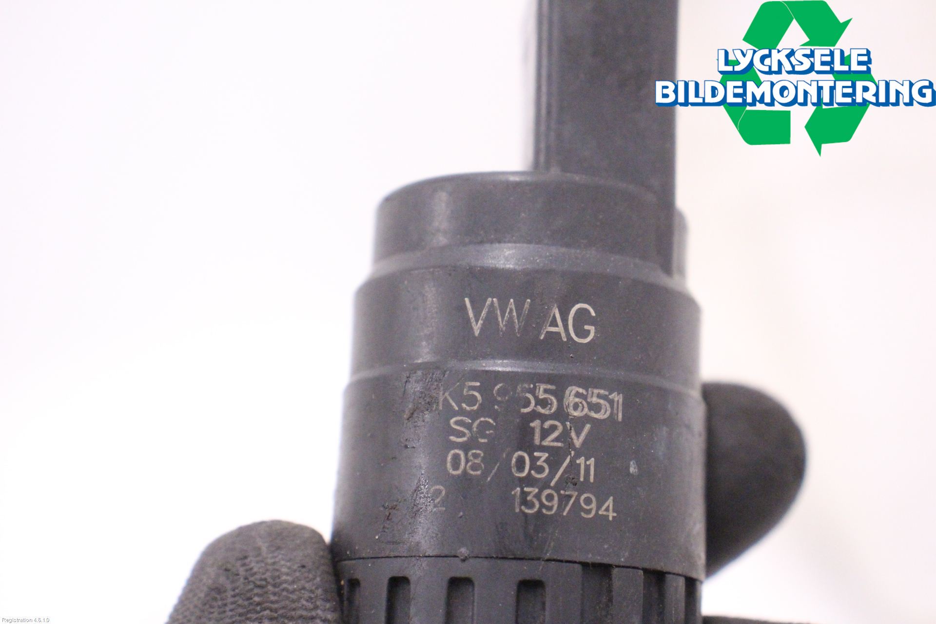 Volkswagen VW TRANSP/CARAVELLE (T5) 04-15 Spolarpump Vindruta