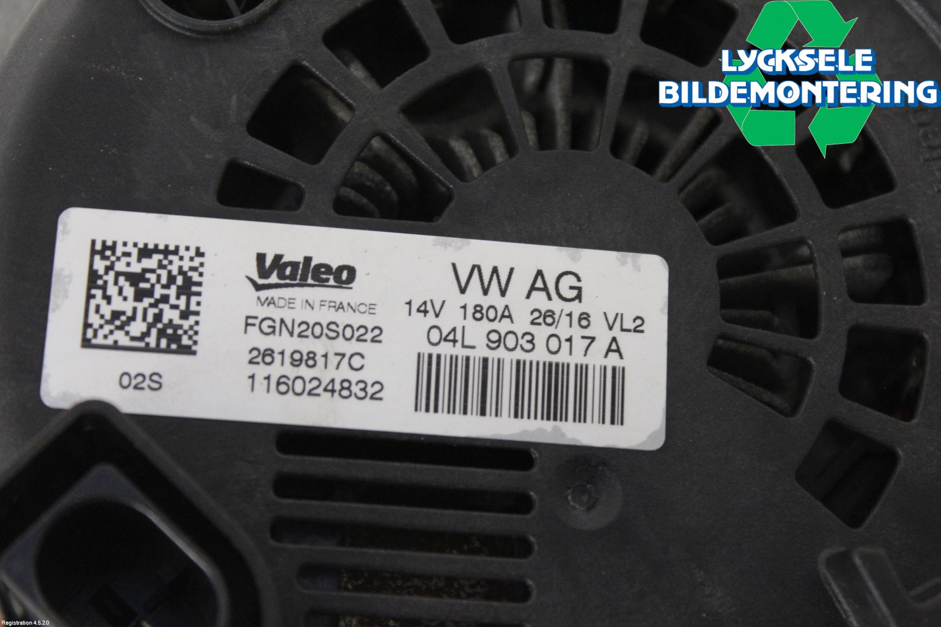 Audi Q5 09-16 Generator