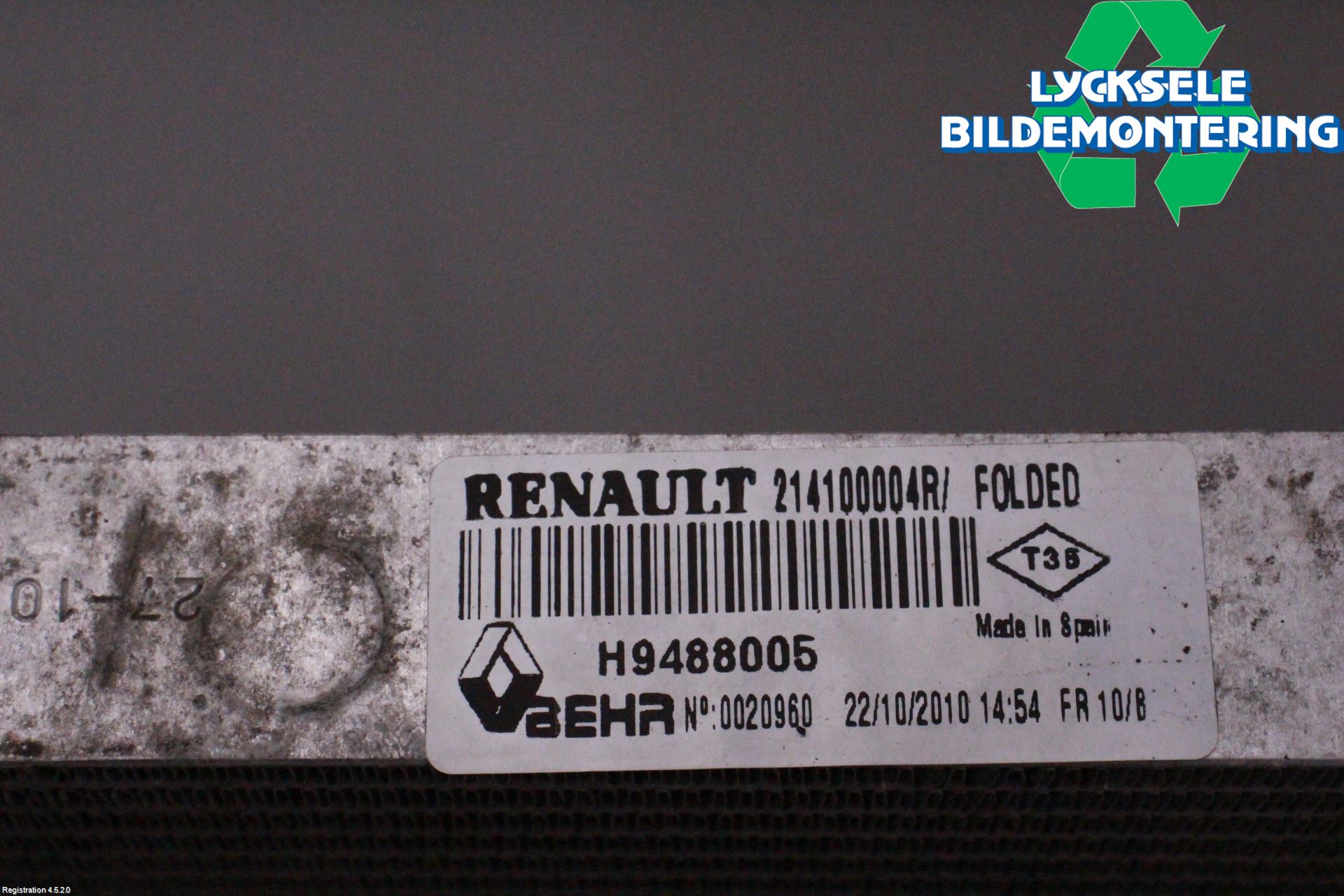 Renault LAGUNA III 11-15 Kylare Man