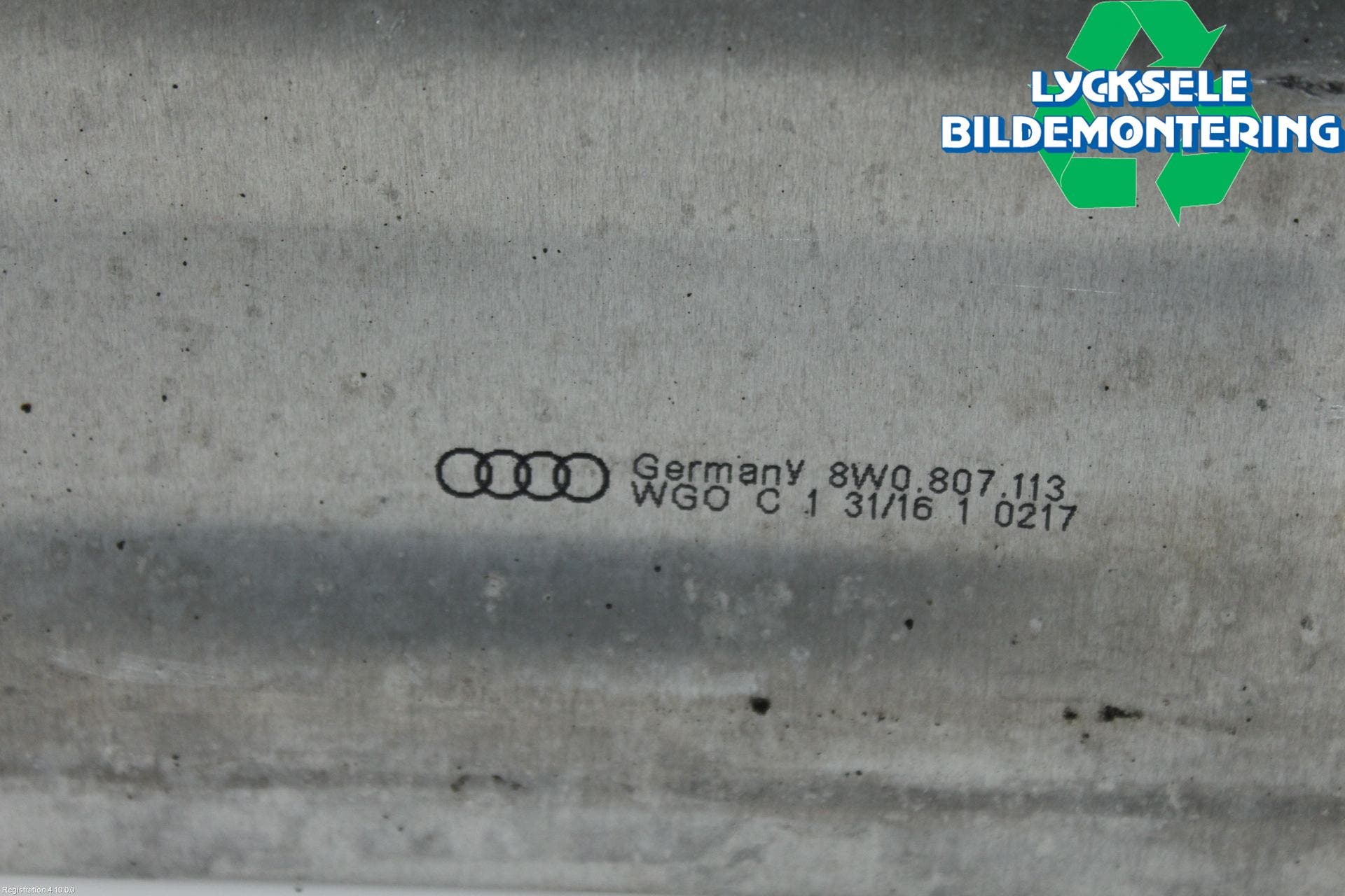 Audi A4/S4 B9 16-19 Stötfångarbalk Fram