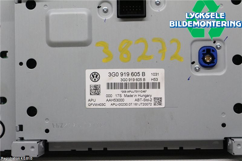 Volkswagen VW GOLF / E-GOLF VII 13-20 Cd Radio - Multimediapanel