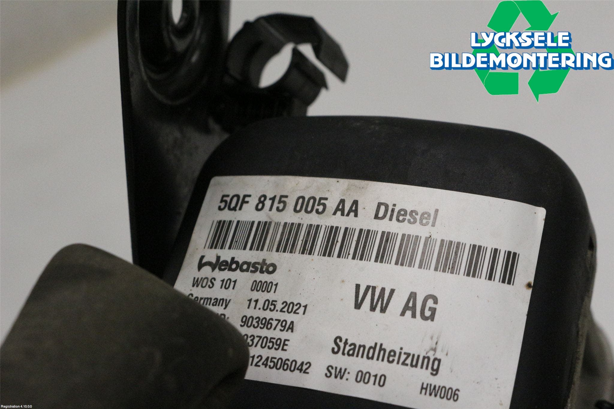 Volkswagen VW TIGUAN 16-24 Dieselvärmare