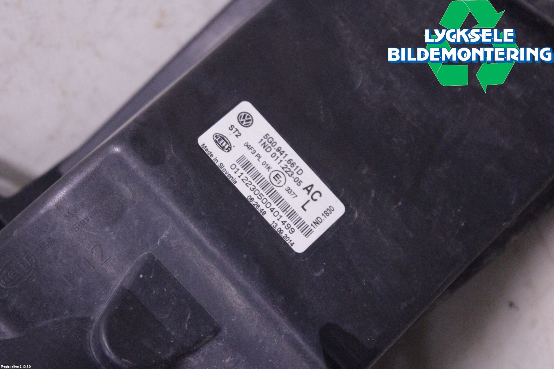 Volkswagen VW GOLF / E-GOLF VII 13-20 Dimljus-Varselljus Fram