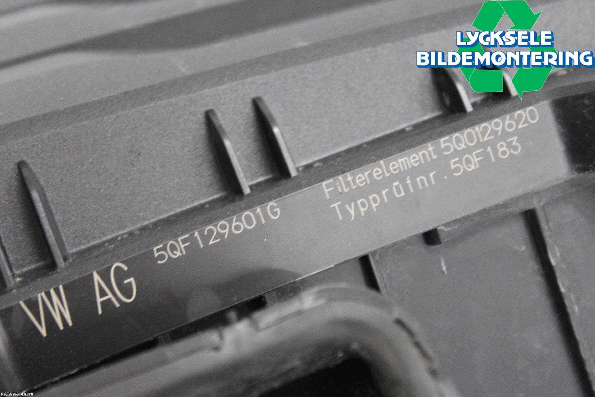 Volkswagen VW TIGUAN 16-24 Luftrenare