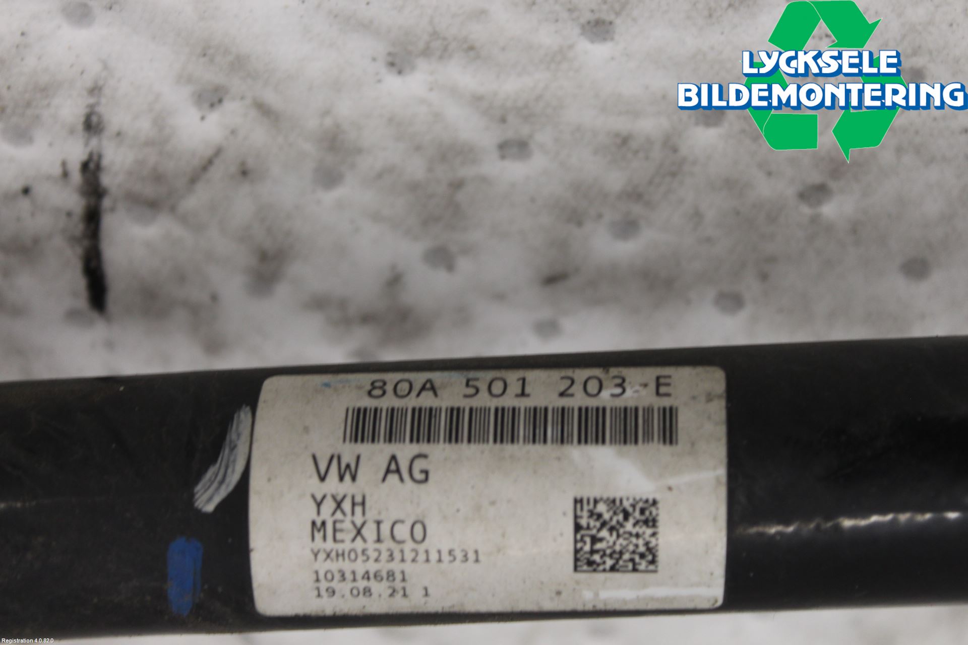 Audi Q5/SQ5 17- Drivaxel Bak Vänster