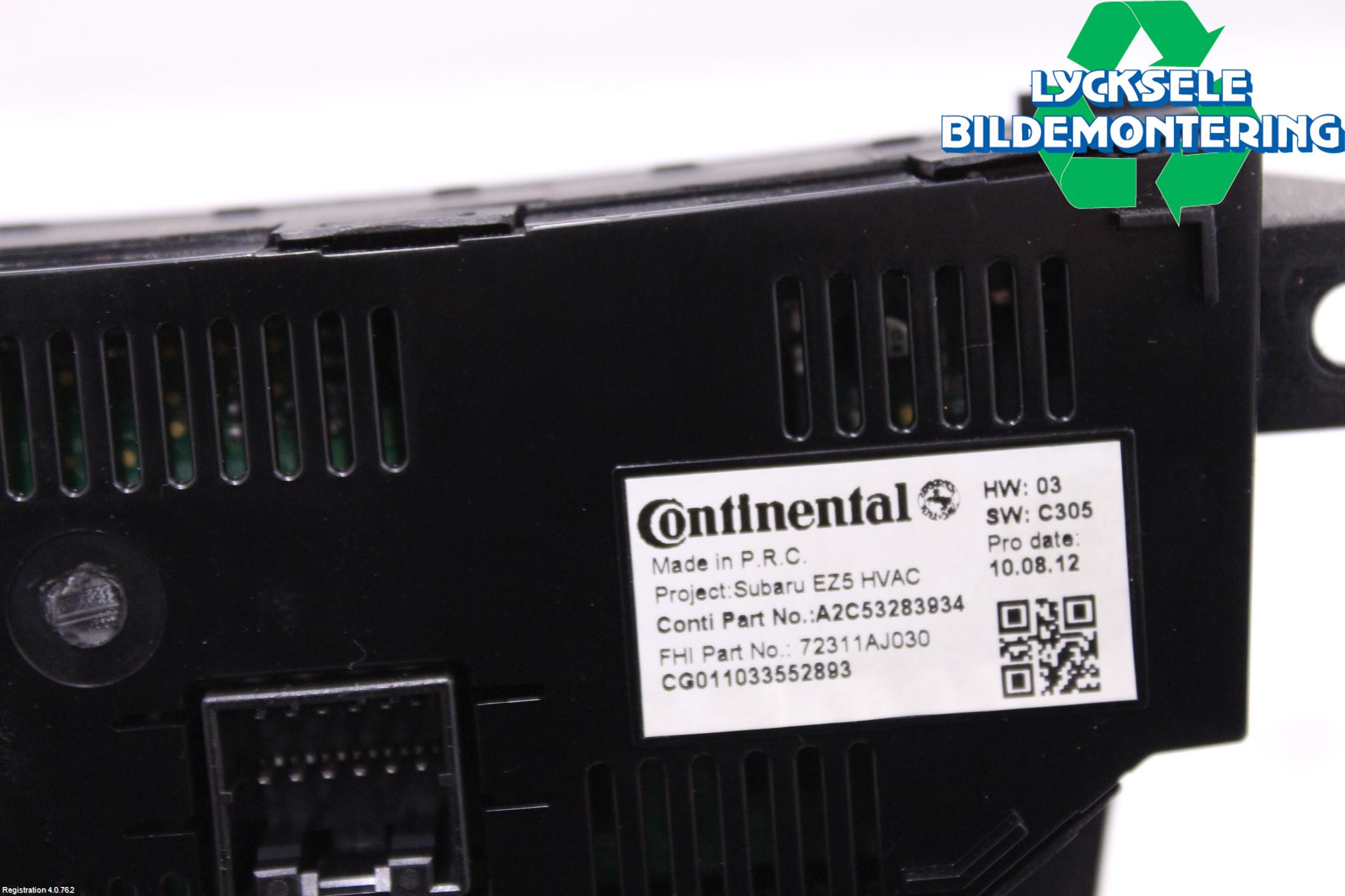 Subaru OUTBACK 10-15 Ac Styrenhet Ac Manöveren