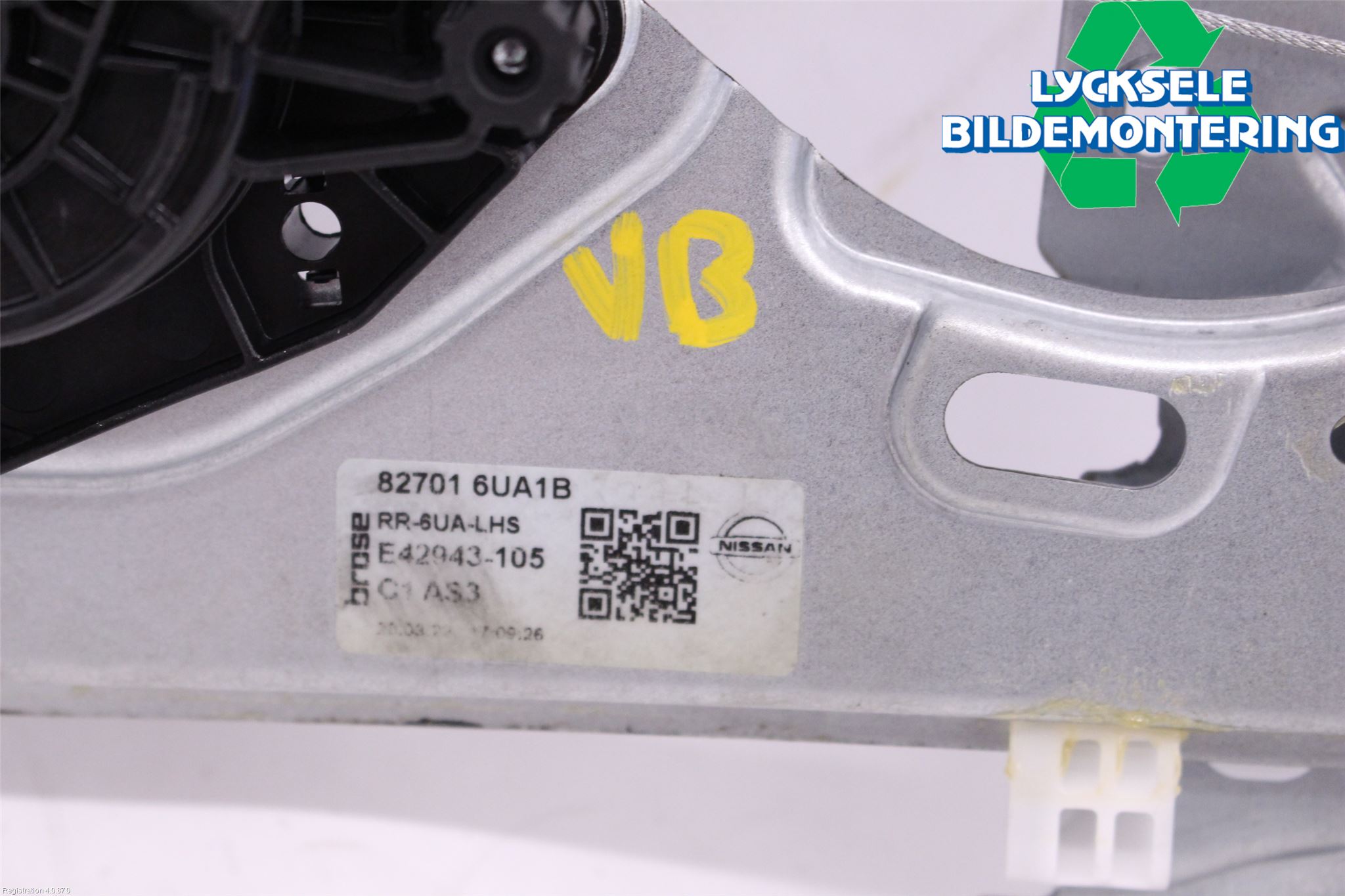 Nissan QASHQAI 21- Fönsterhiss El Kompl