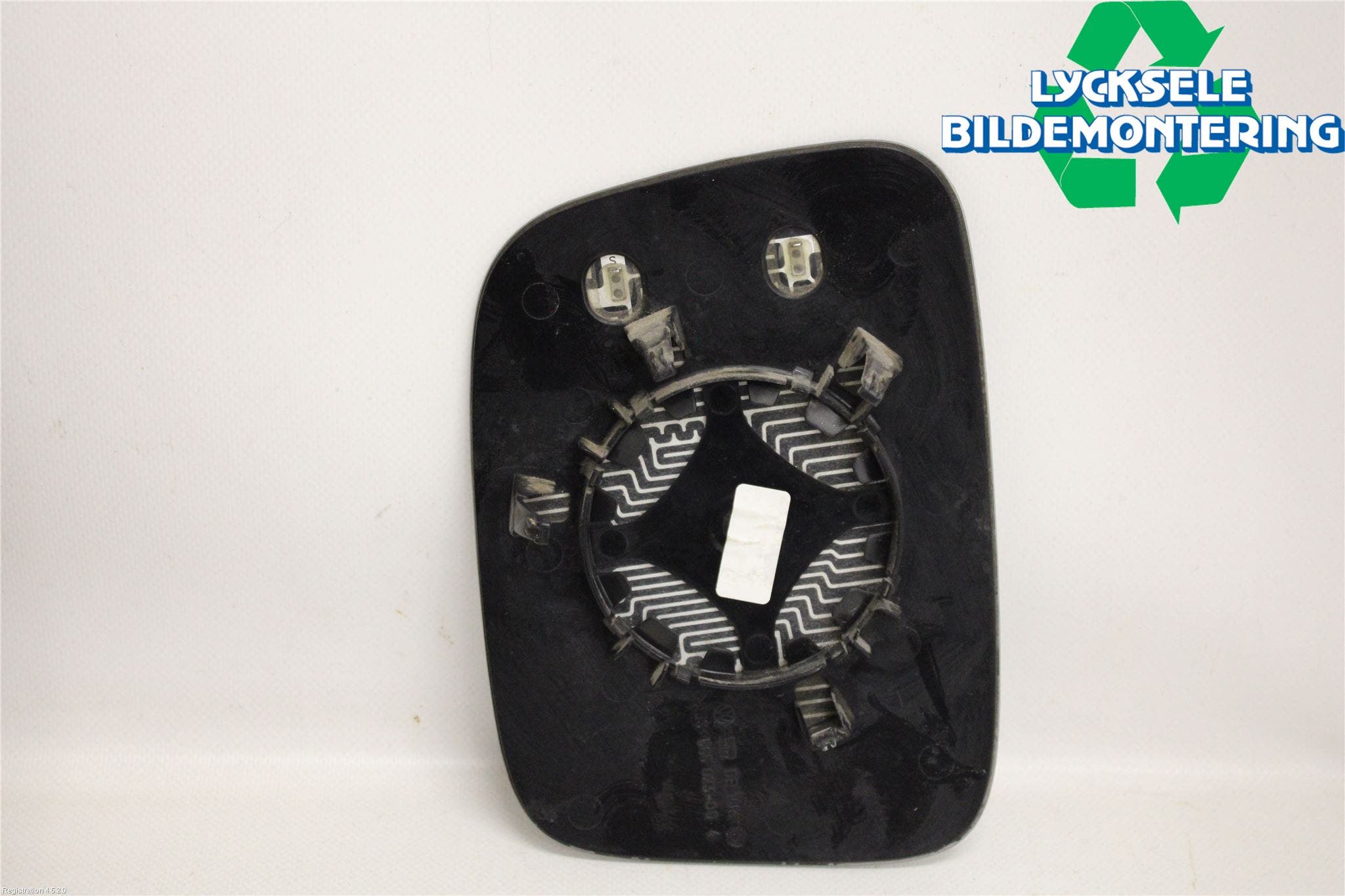 Volkswagen VW CADDY 04-10 Spegelglas Hö